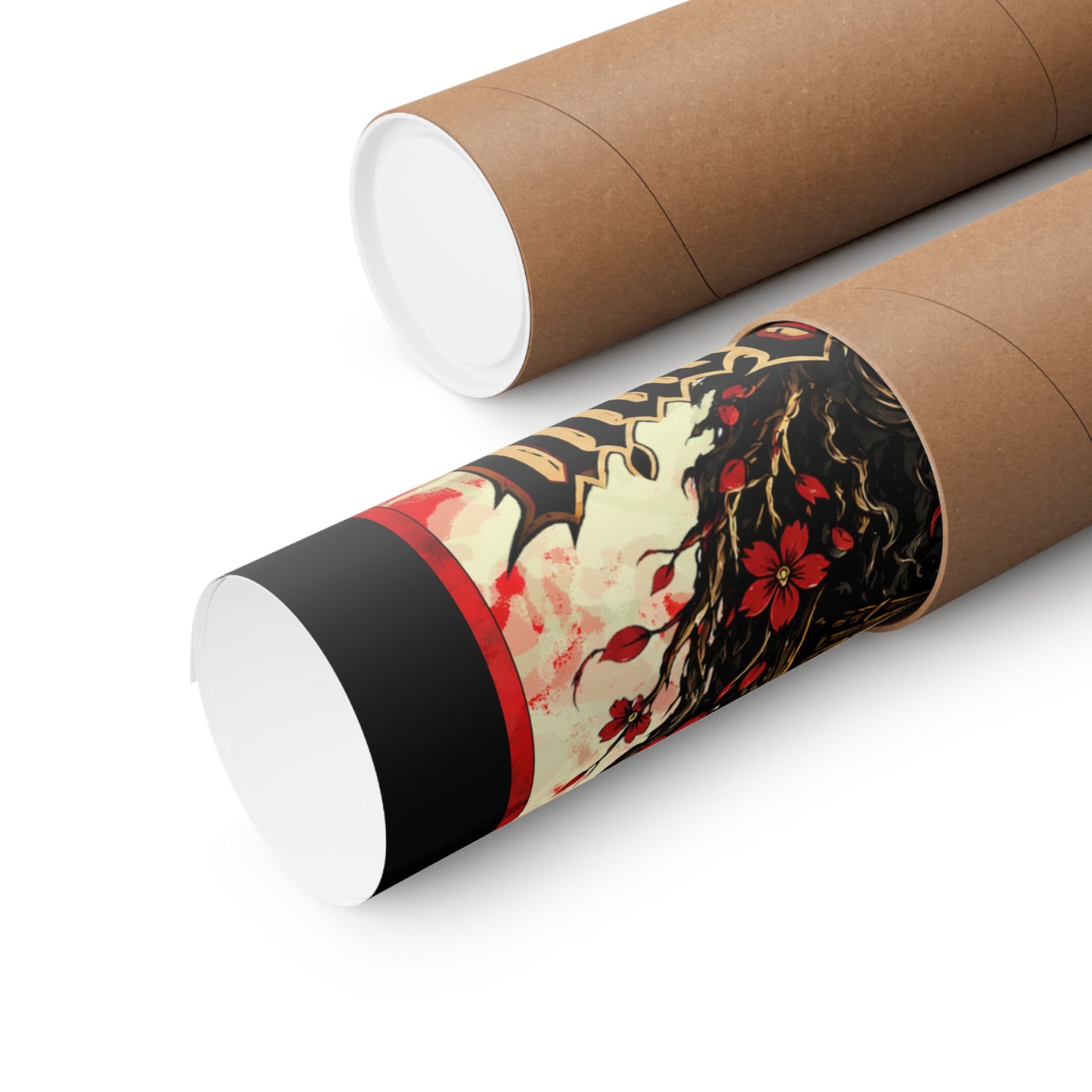 Samurai Wrath Poster — 'Wrath of the Ronin' Matte Vertical Art Print