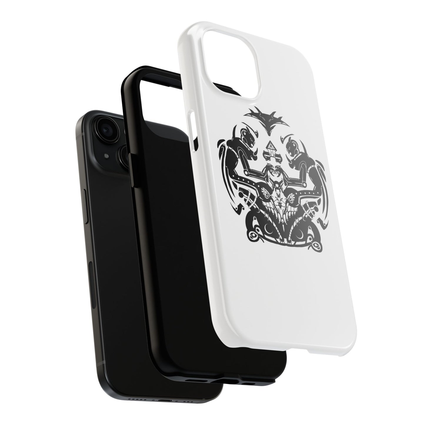Viking Knotwork Tough Phone Case — Norse Warrior Tribal Design
