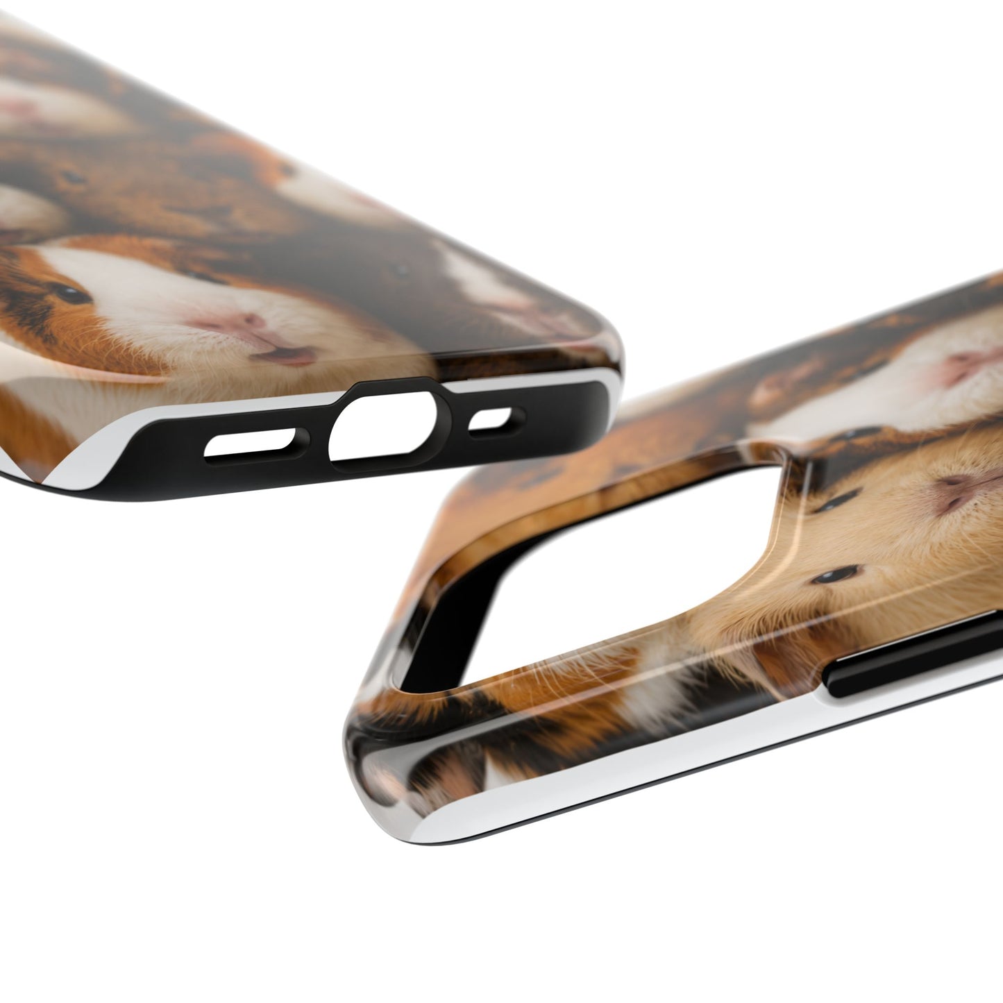 Guinea Pig Collage Tough Phone Case — Cute Small Pet Protective Phone Cover