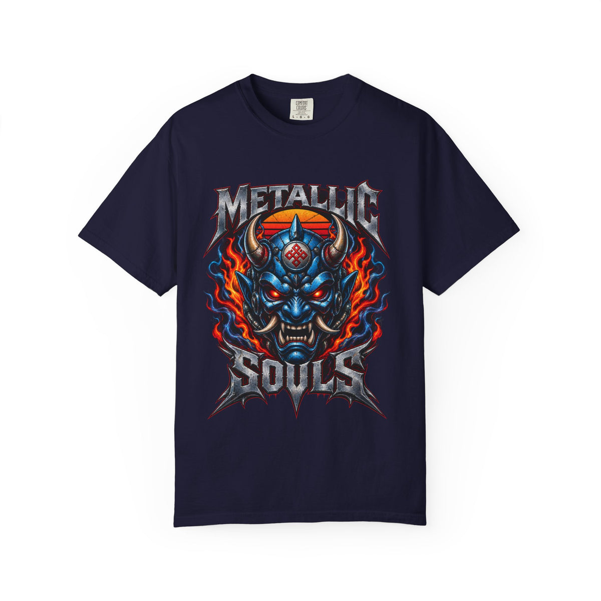 Metallic Souls Demon Skull T-Shirt