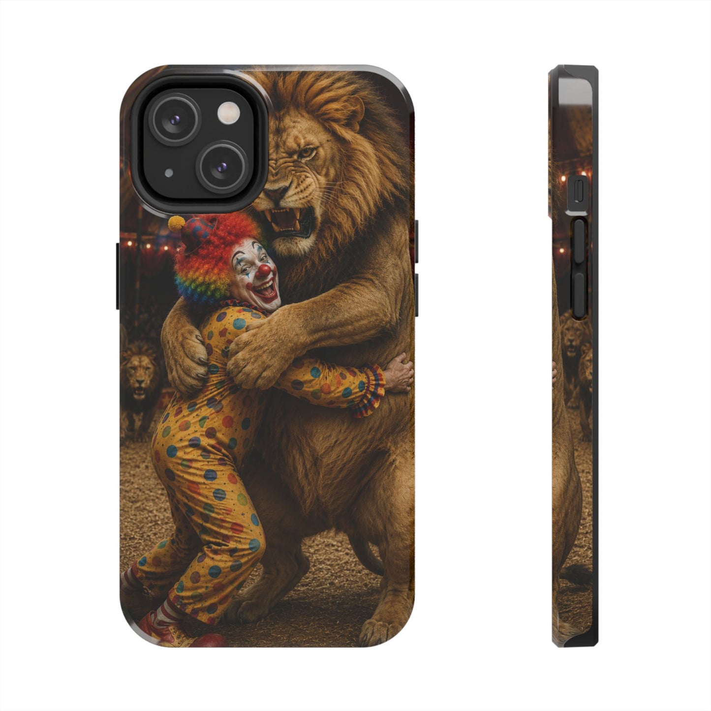 Phone Case — Lion Embrace Clown Tough Protective Case