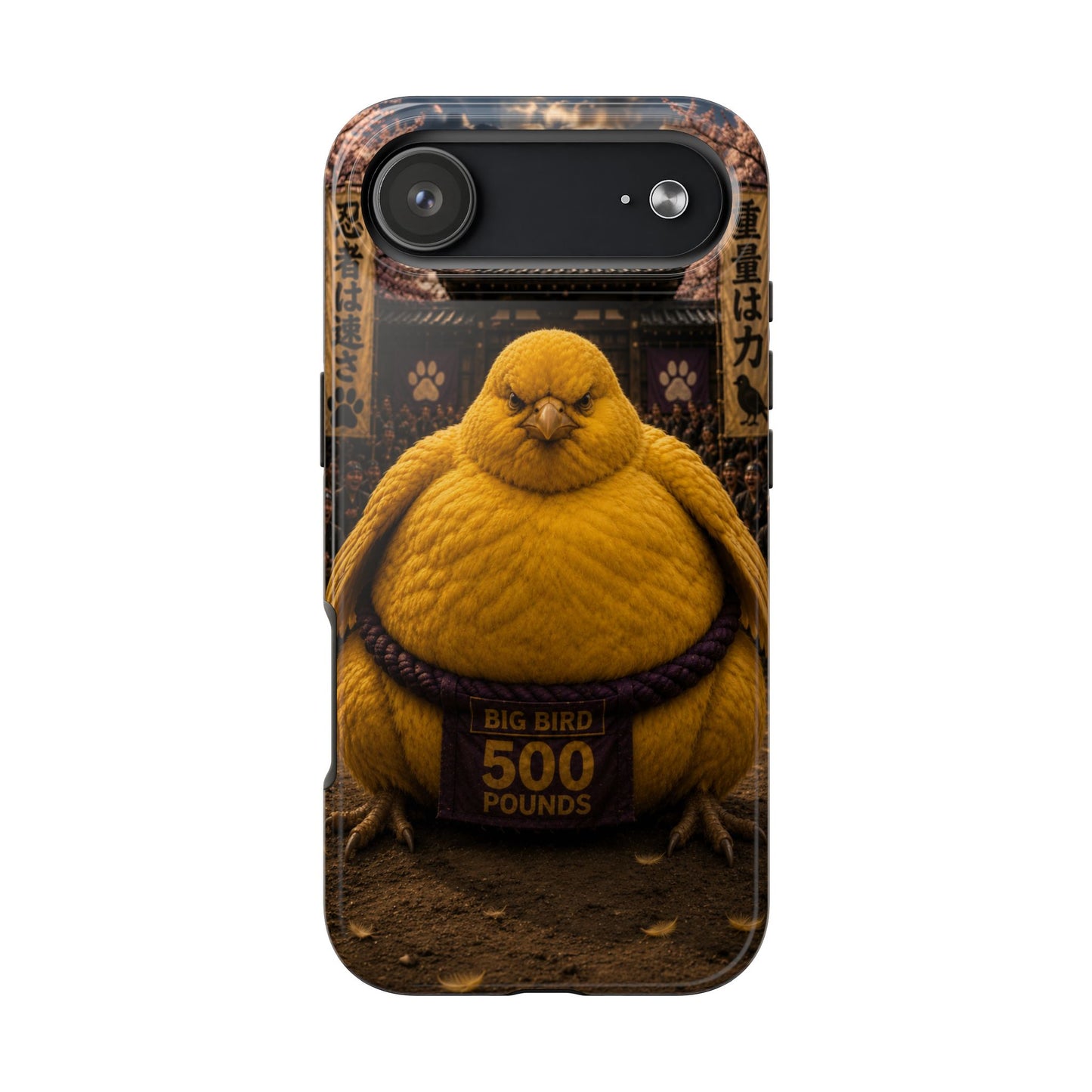 Big Bird Tough Phone Case - 500 Pounds Chubby Bird Protective Cover