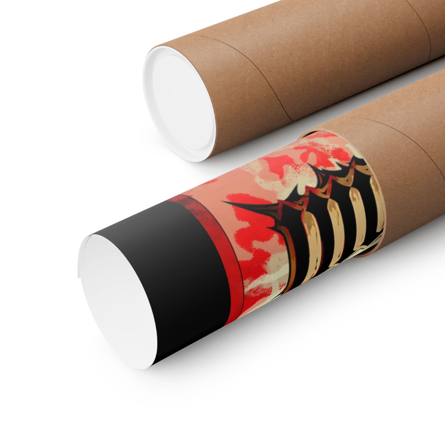 Samurai Wrath Poster — 'Wrath of the Ronin' Matte Vertical Art Print