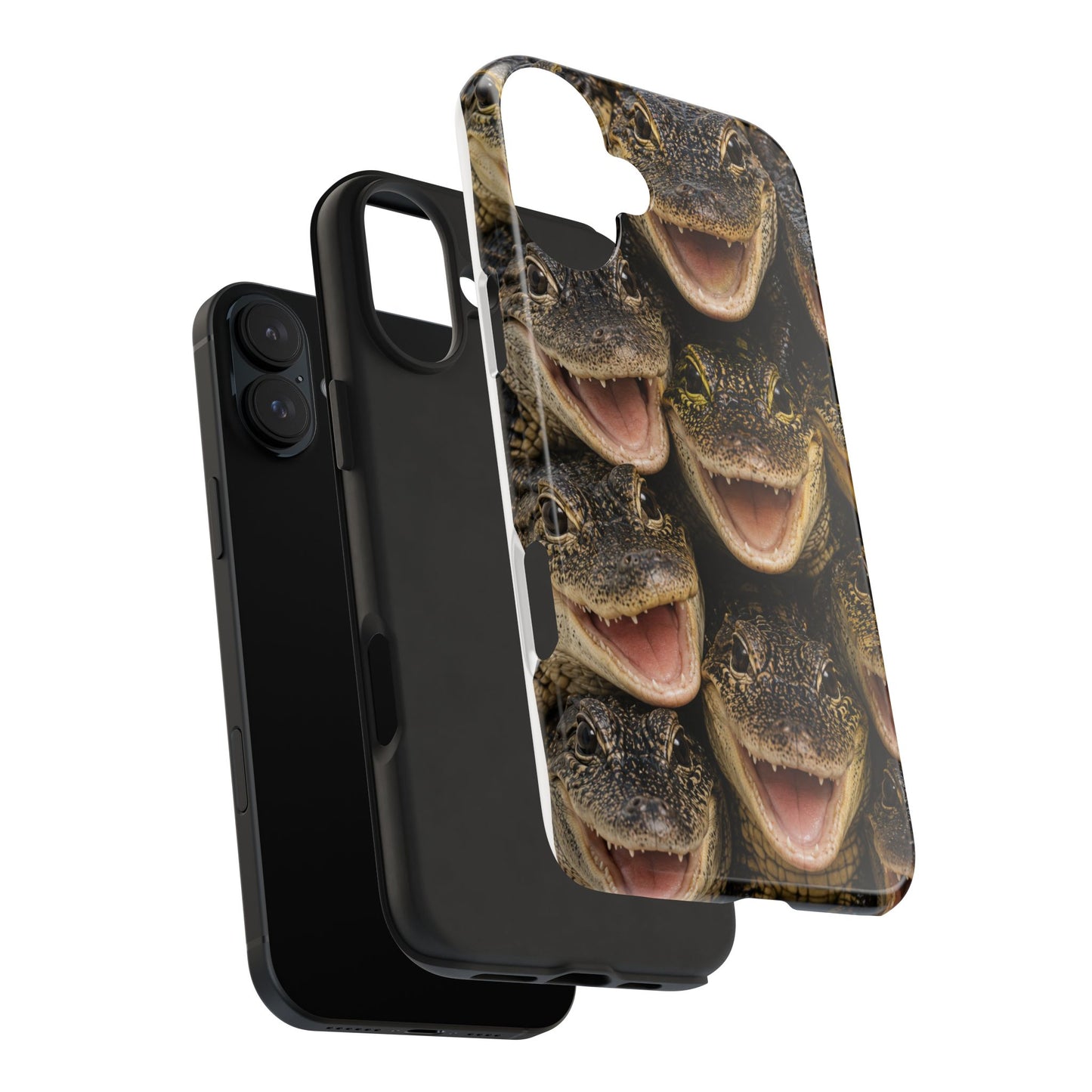 Alligator Smile Tough Phone Case — Funny Gator Print Protective Phone Cover