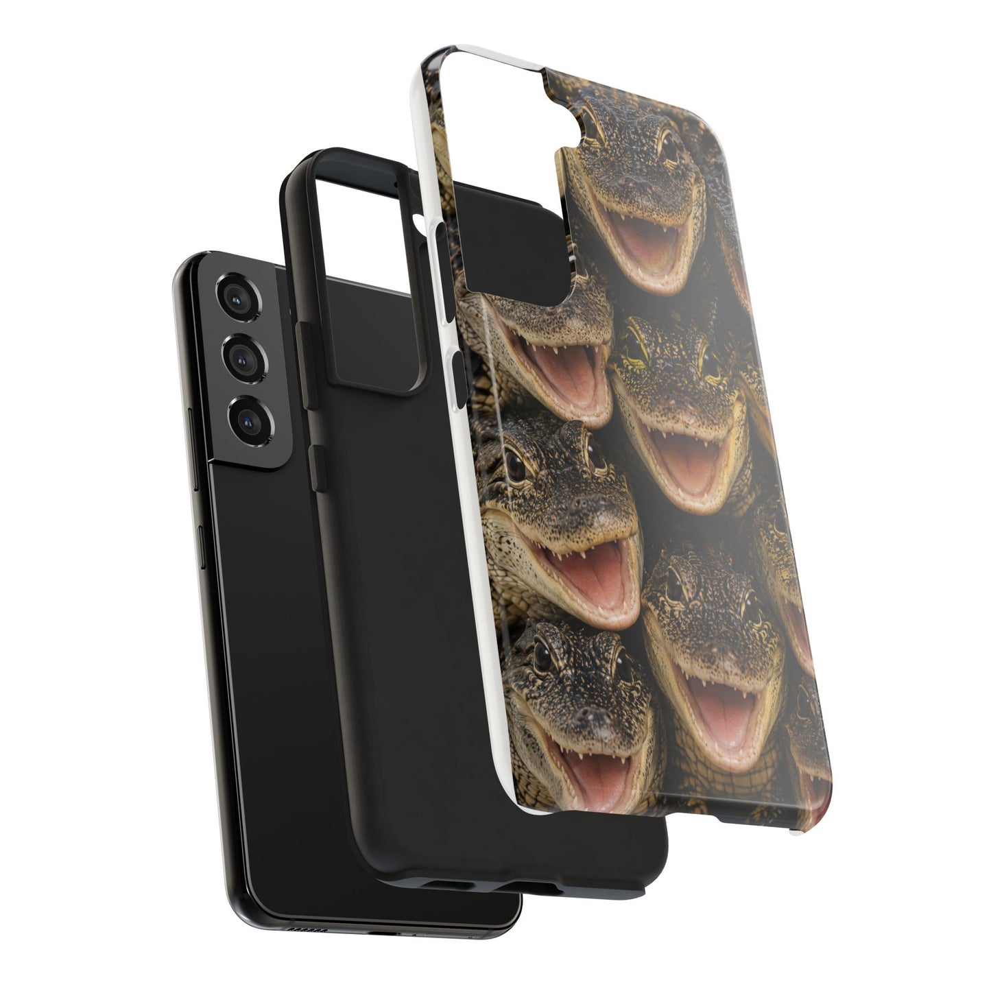 Alligator Smile Tough Phone Case — Funny Gator Print Protective Phone Cover
