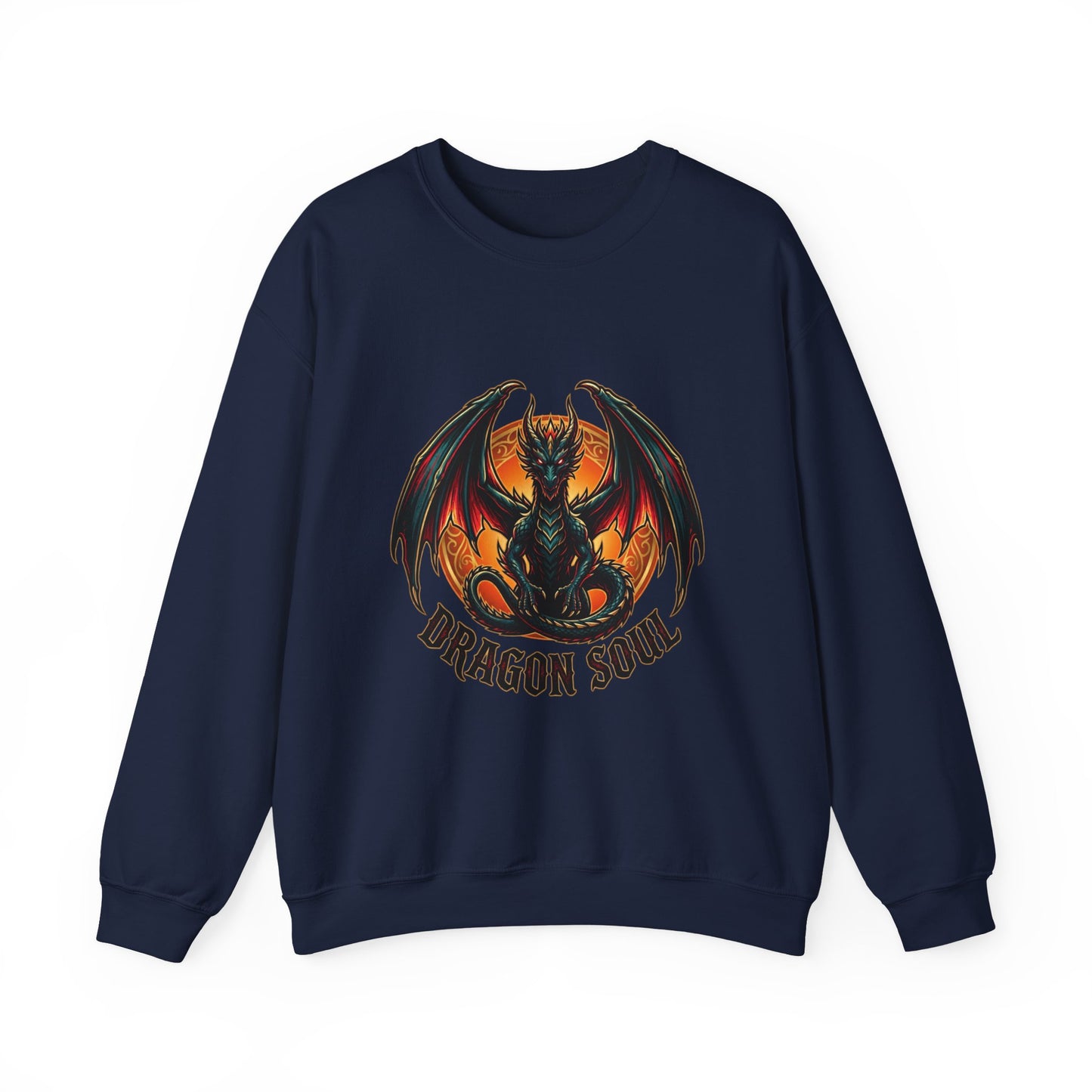 Dragon Soul Crewneck Sweatshirt | dragon, fantasy art, tattoo style