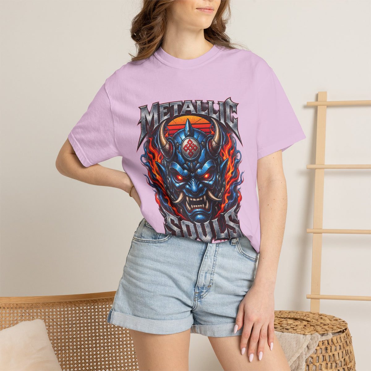 Metallic Souls Demon Skull T-Shirt