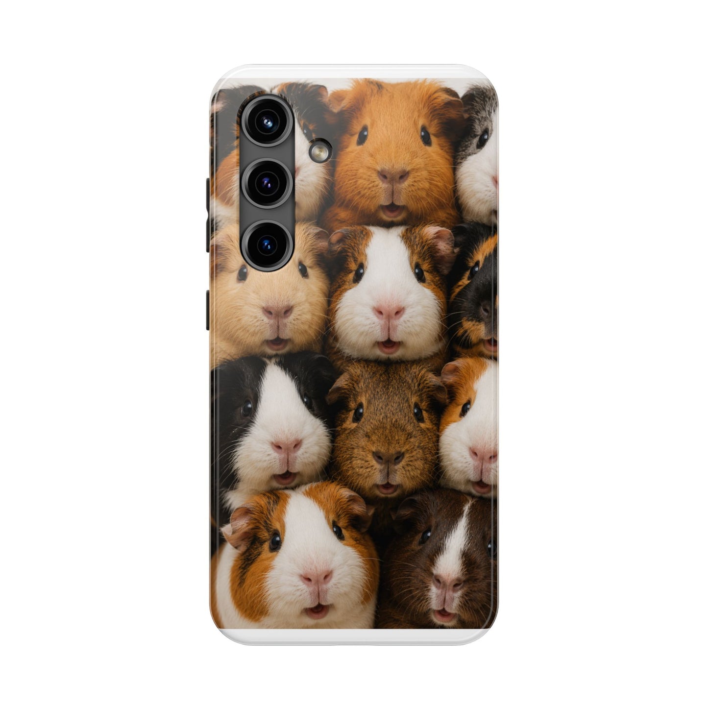 Guinea Pig Collage Tough Phone Case — Cute Small Pet Protective Phone Cover