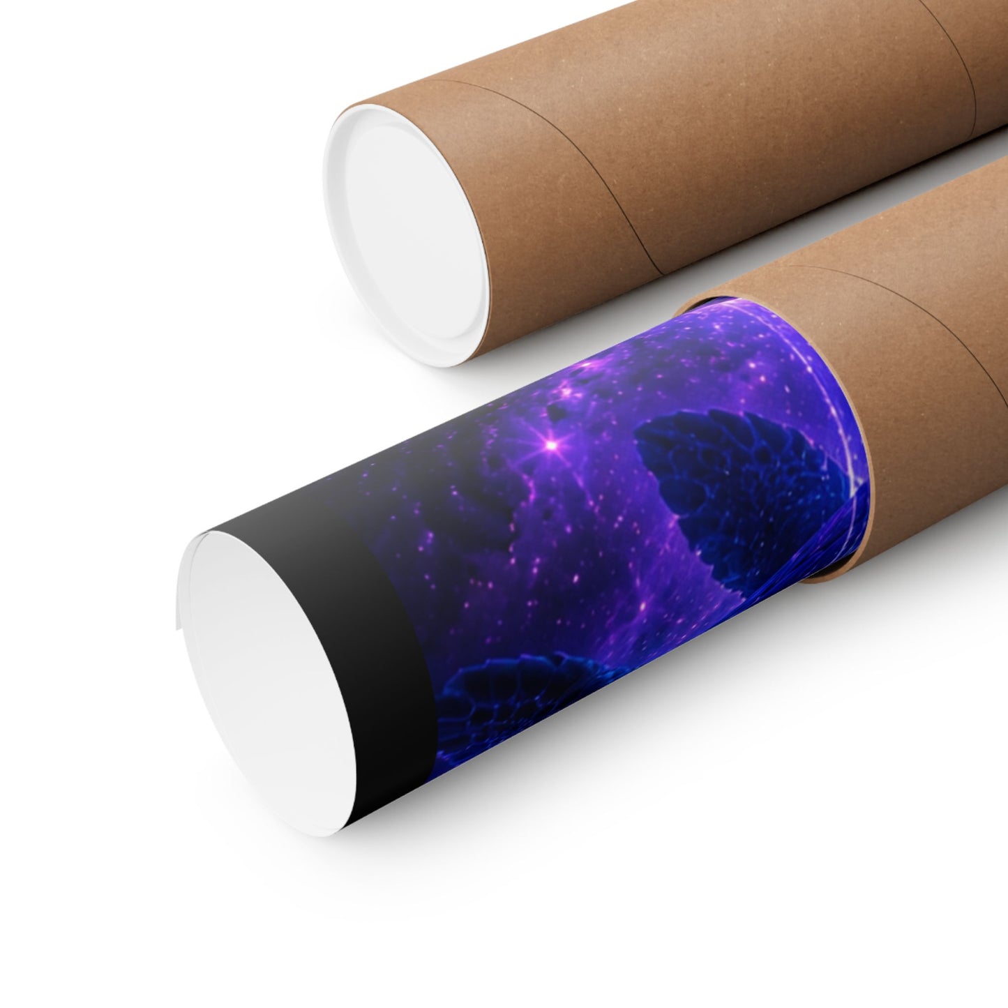 Cosmic Turtle Poster — Mystic Tree on Turtle Shell Matte Vertical Wall Art