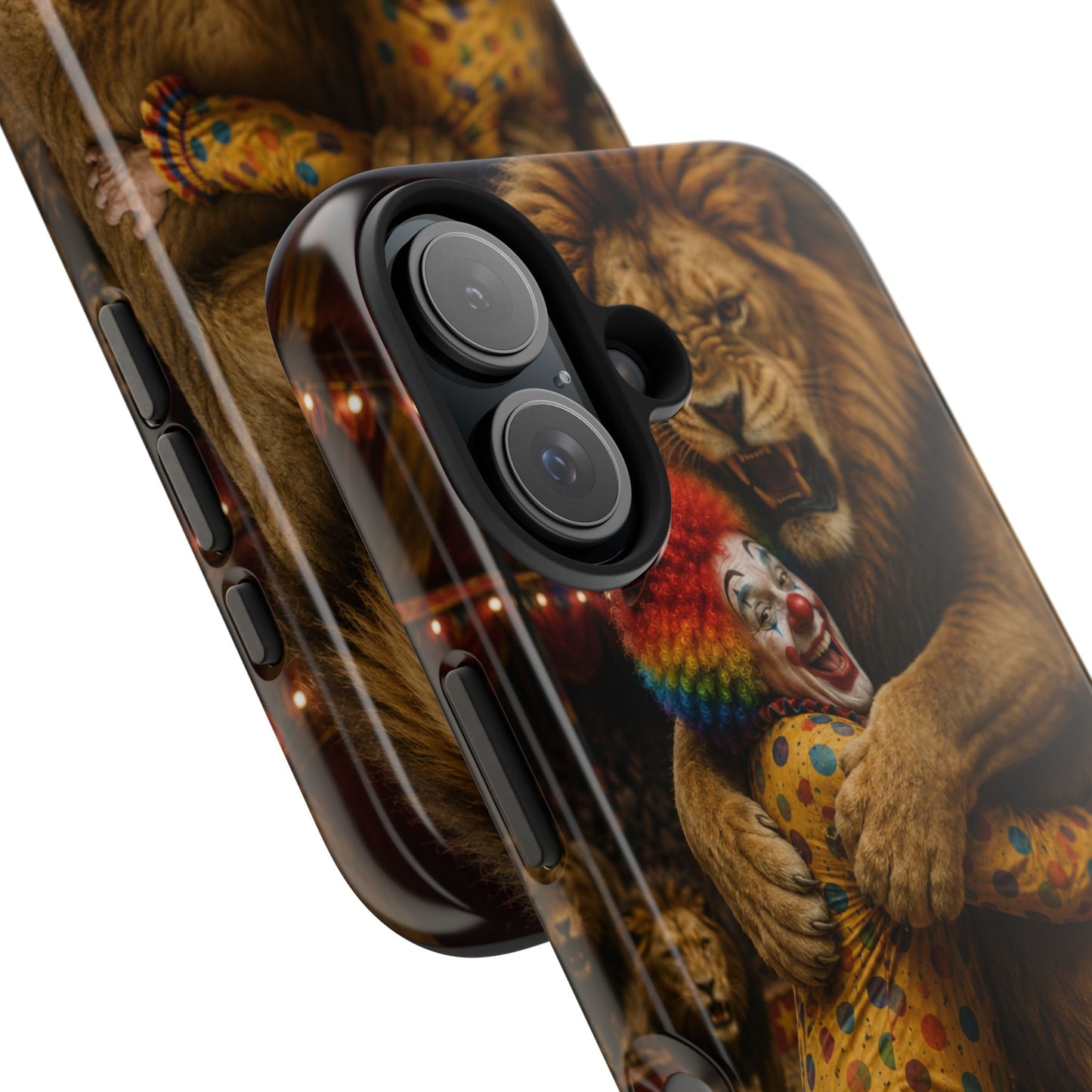 Phone Case — Lion Embrace Clown Tough Protective Case