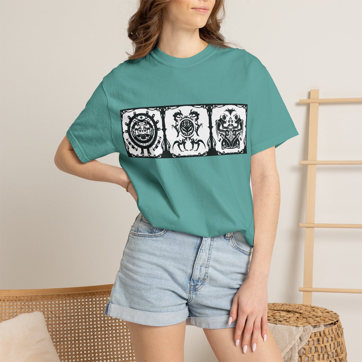 Mythic Tiles Graphic T-Shirt