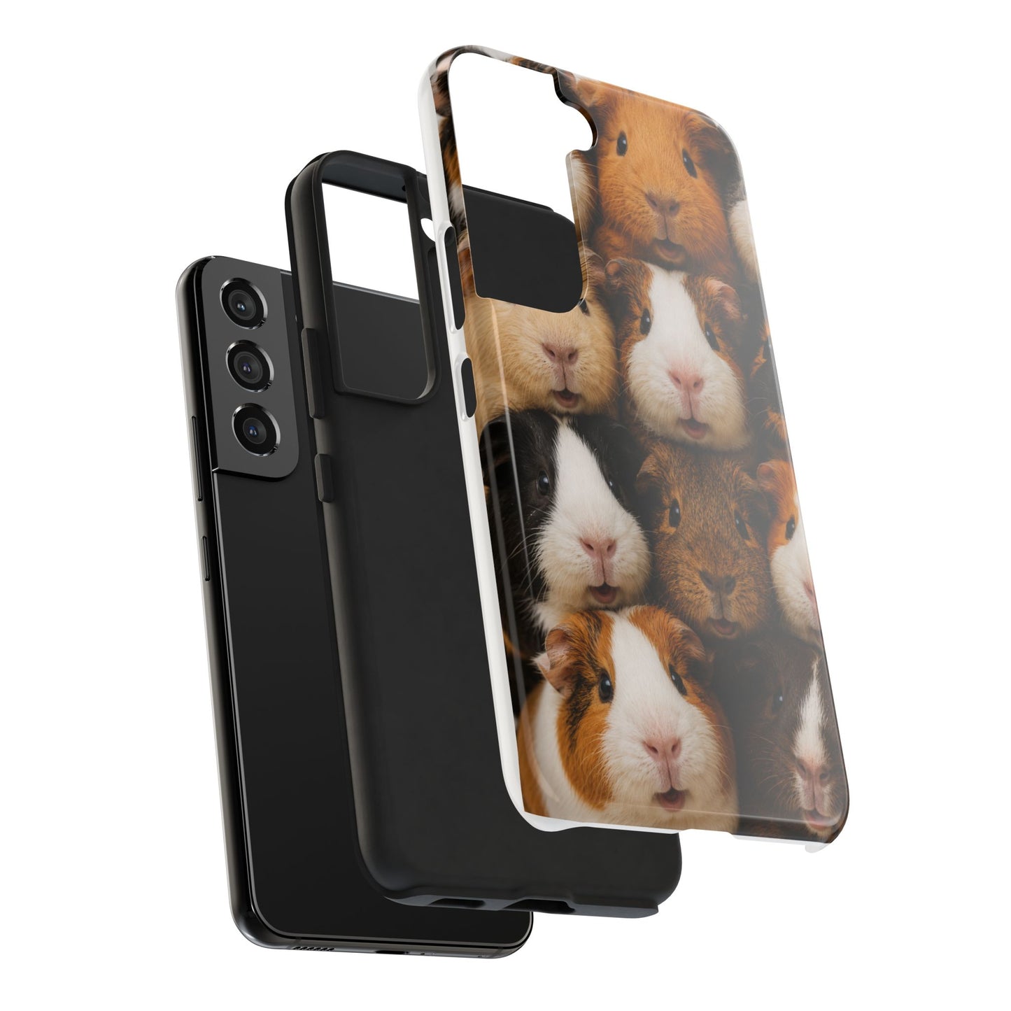 Guinea Pig Collage Tough Phone Case — Cute Small Pet Protective Phone Cover