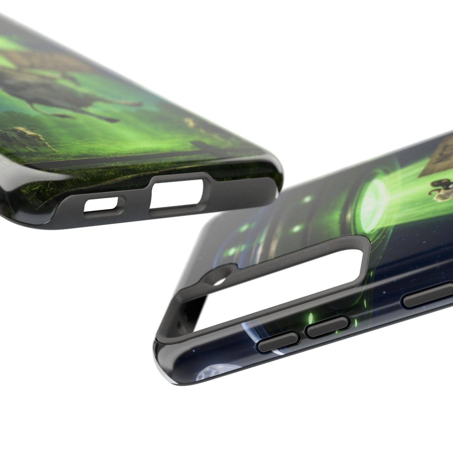 Phone Case — Funny Alien Abduction Cow Design ("Not This Again")