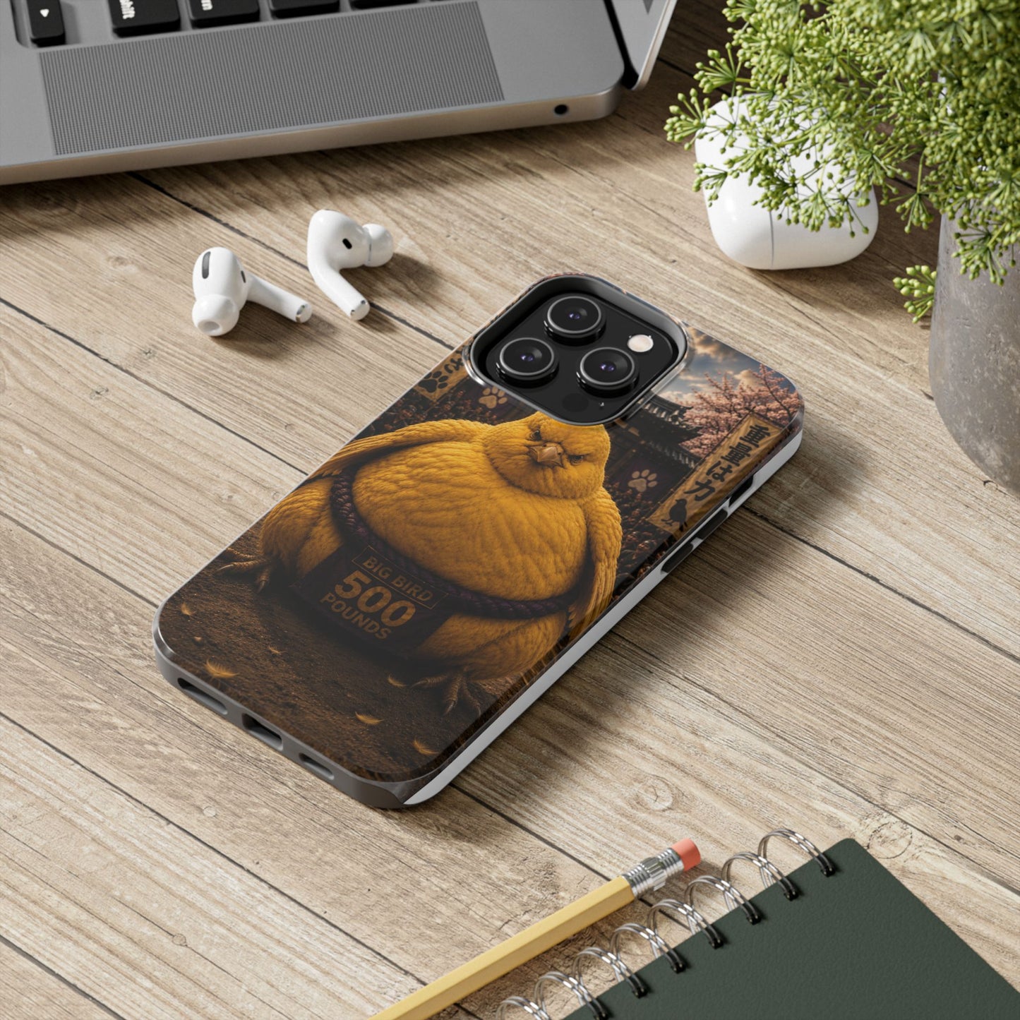 Big Bird Tough Phone Case - 500 Pounds Chubby Bird Protective Cover