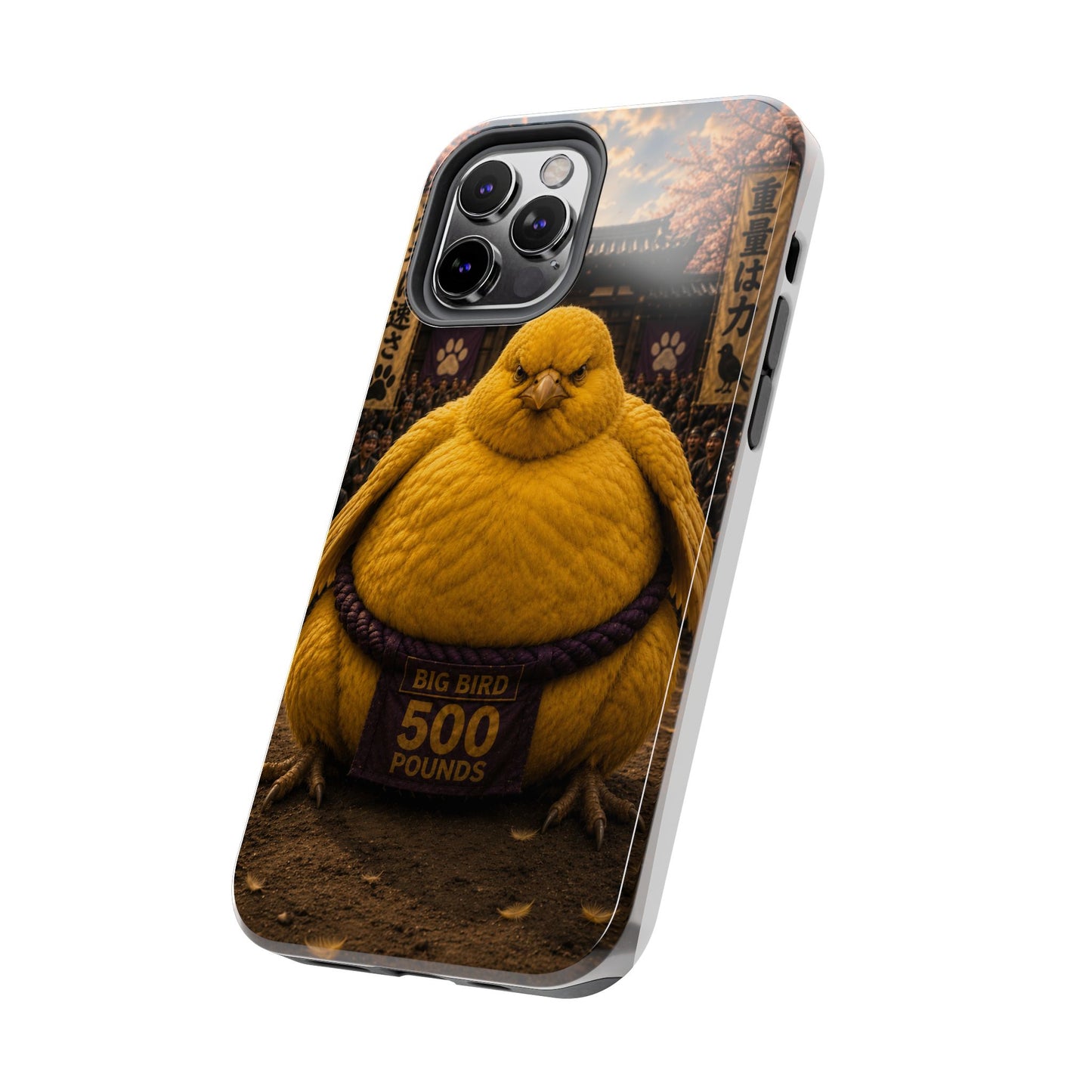 Big Bird Tough Phone Case - 500 Pounds Chubby Bird Protective Cover