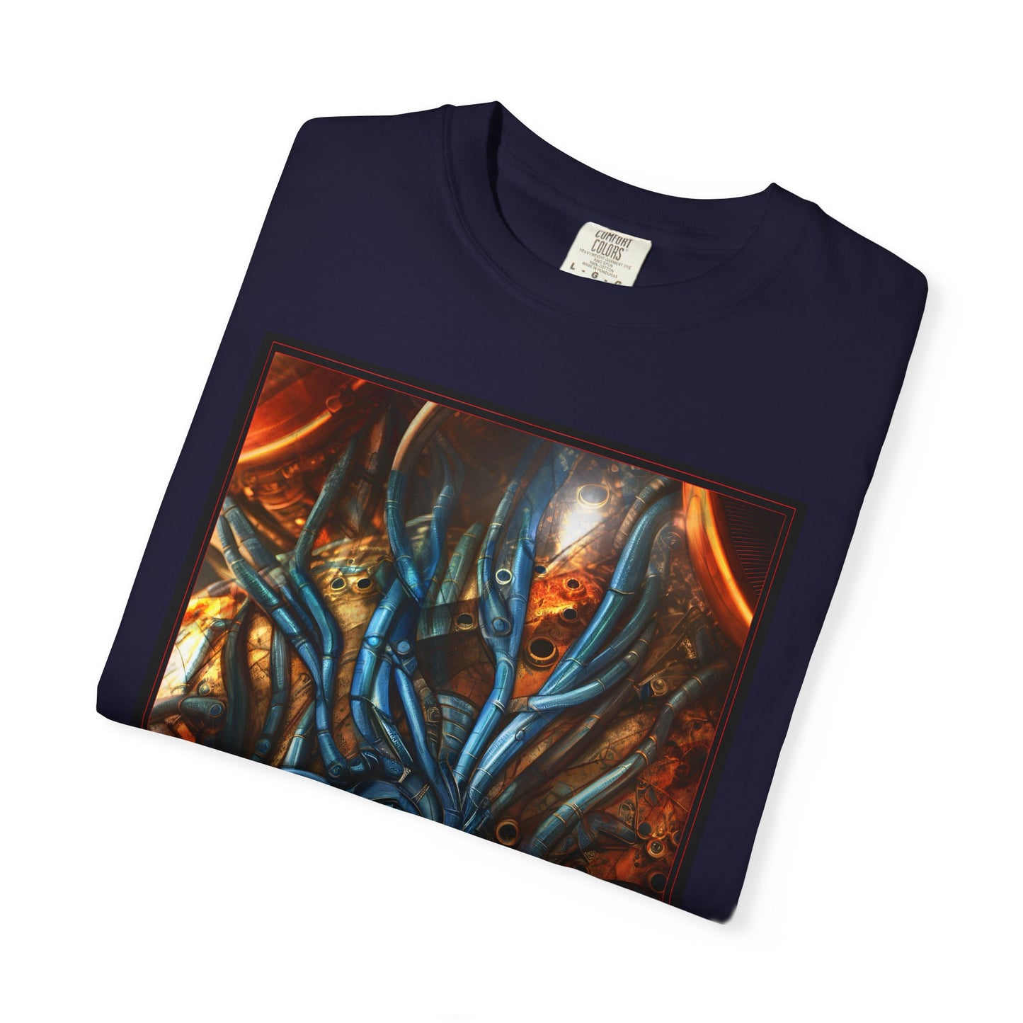 Horror Octopus Art T-Shirt — Surreal Cthulhu-Inspired Graphic Tee