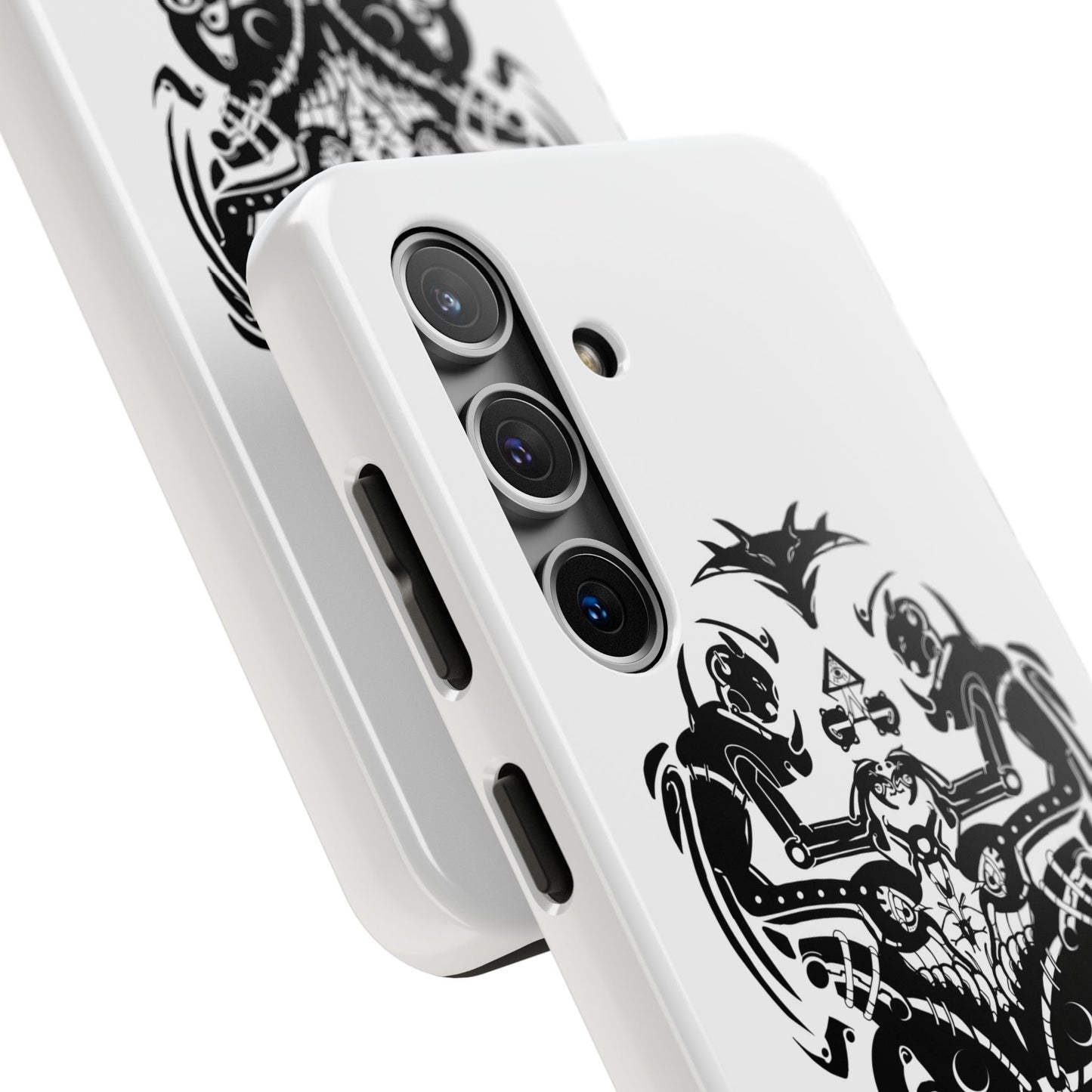 Viking Knotwork Tough Phone Case — Norse Warrior Tribal Design