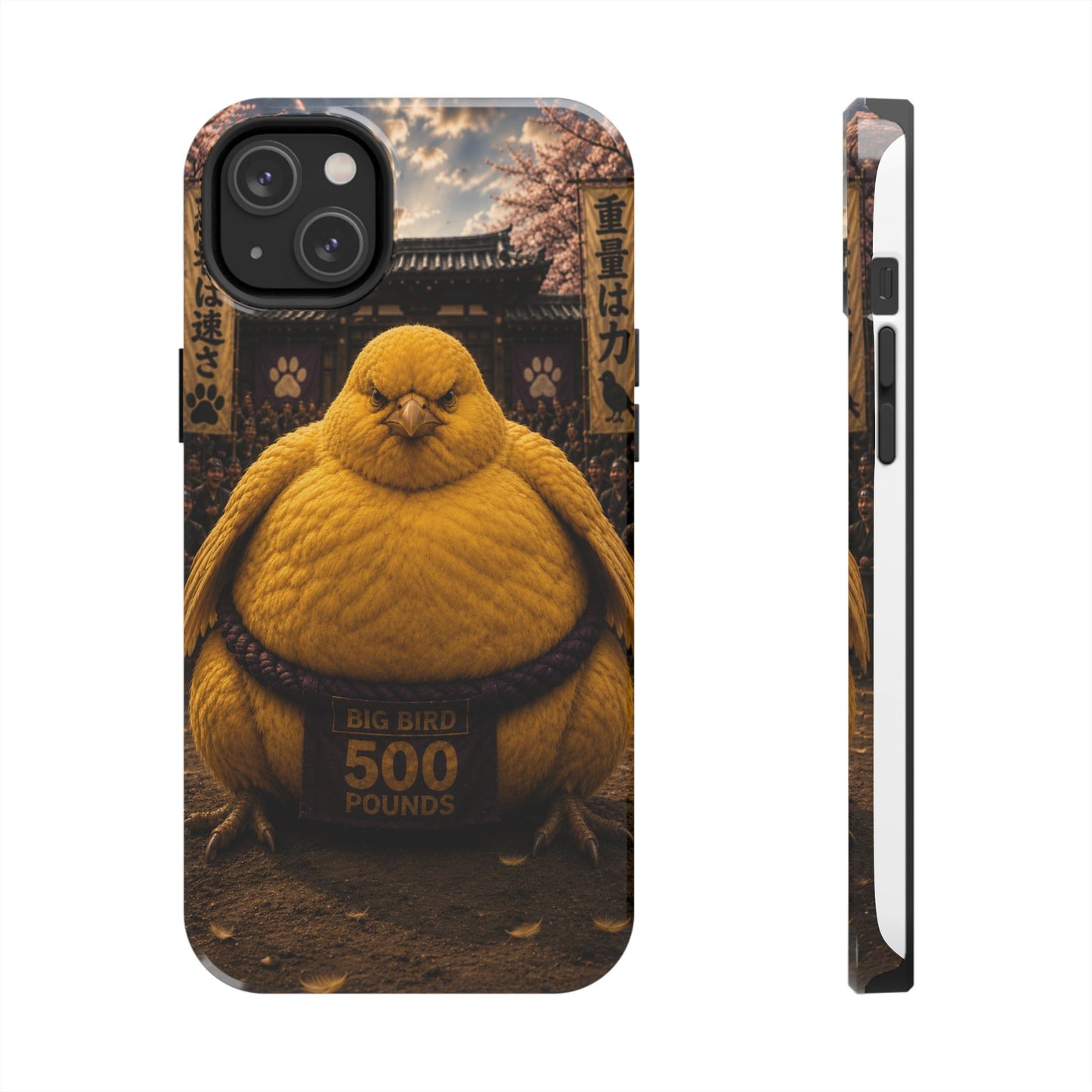 Big Bird Tough Phone Case - 500 Pounds Chubby Bird Protective Cover