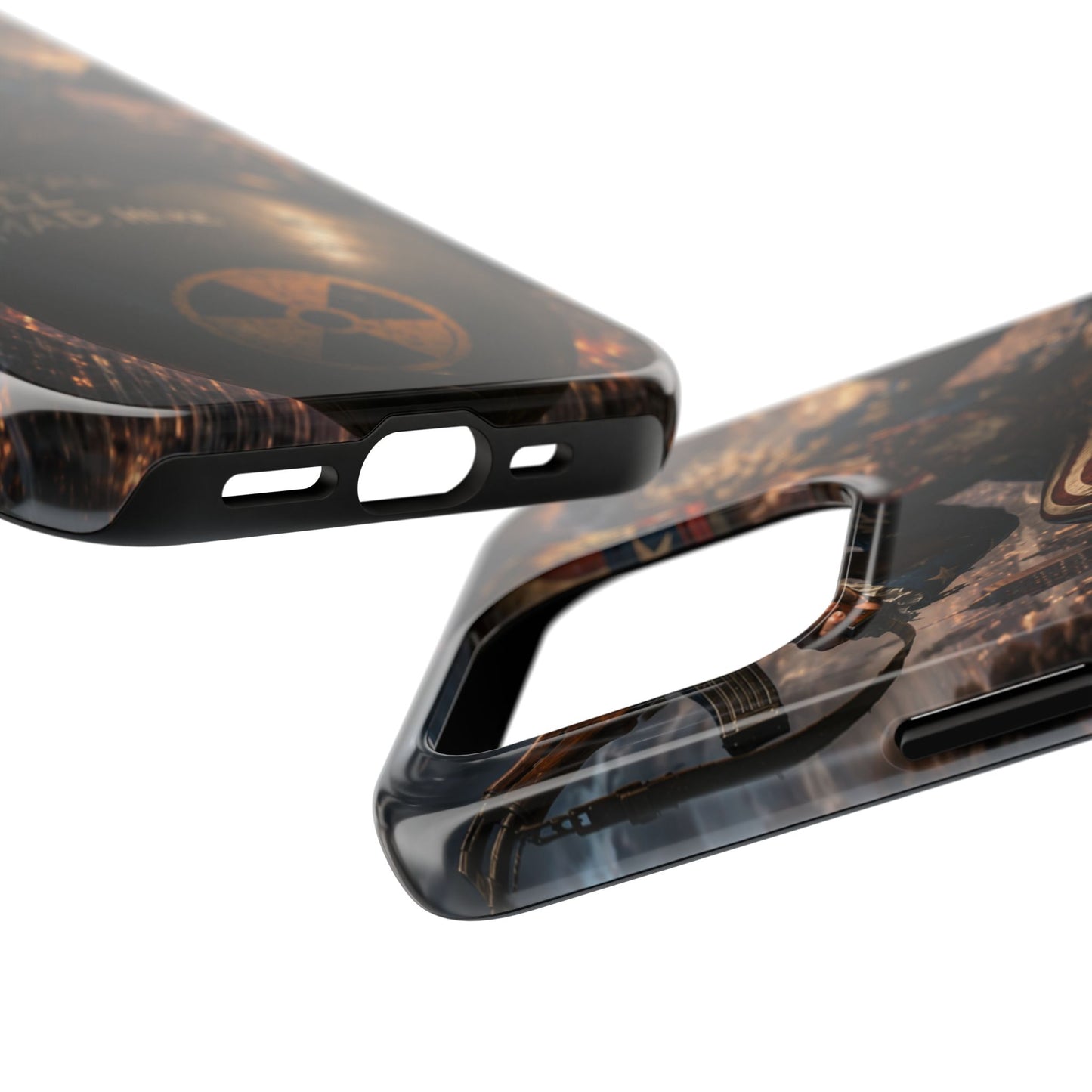 Tough Phone Case — Dark Uncle Sam 'We're All Mad Here' Nuclear Bomb Design