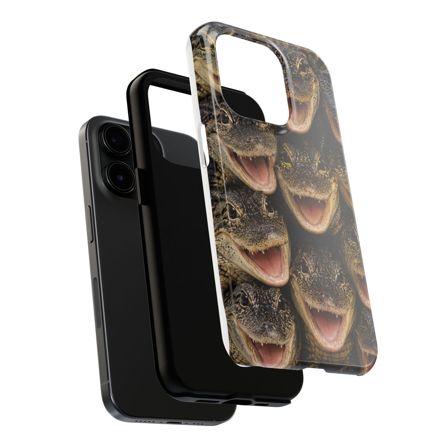 Alligator Smile Tough Phone Case — Funny Gator Print Protective Phone Cover