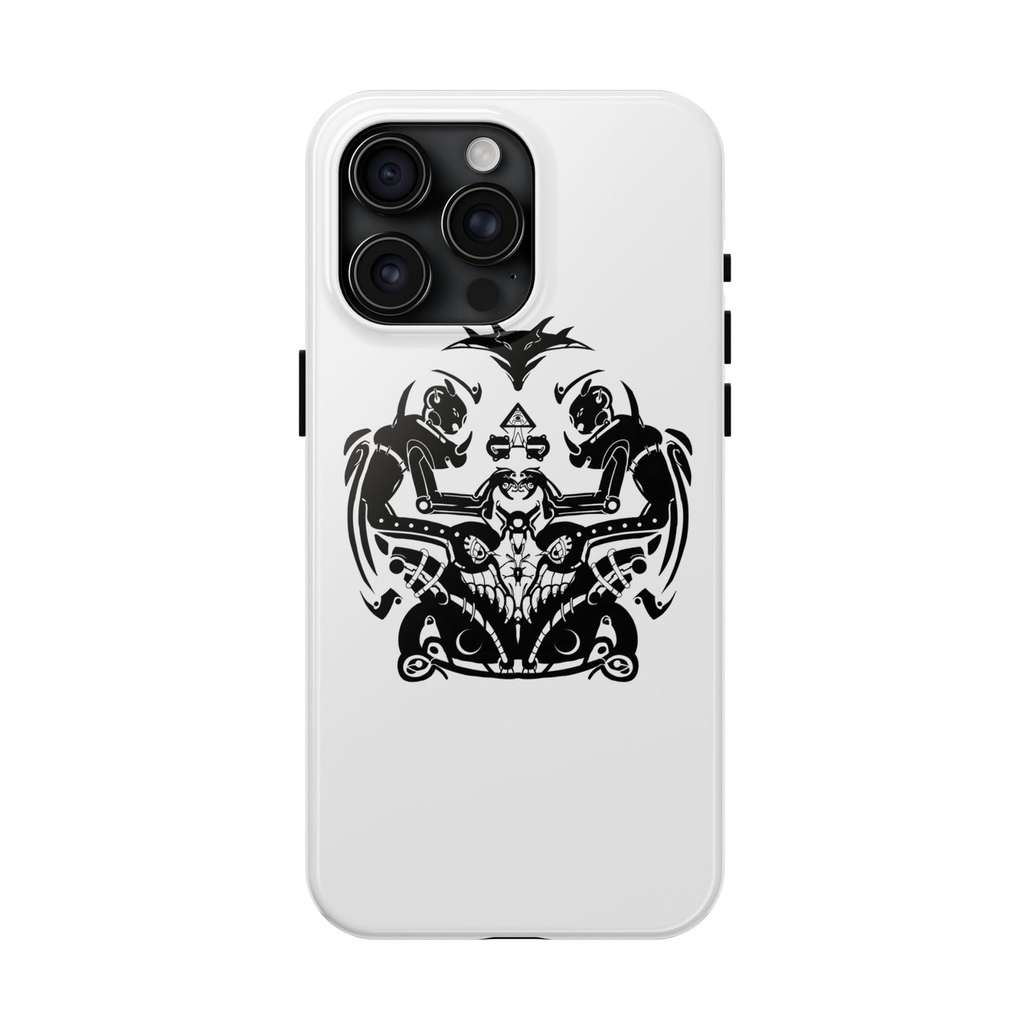 Viking Knotwork Tough Phone Case — Norse Warrior Tribal Design