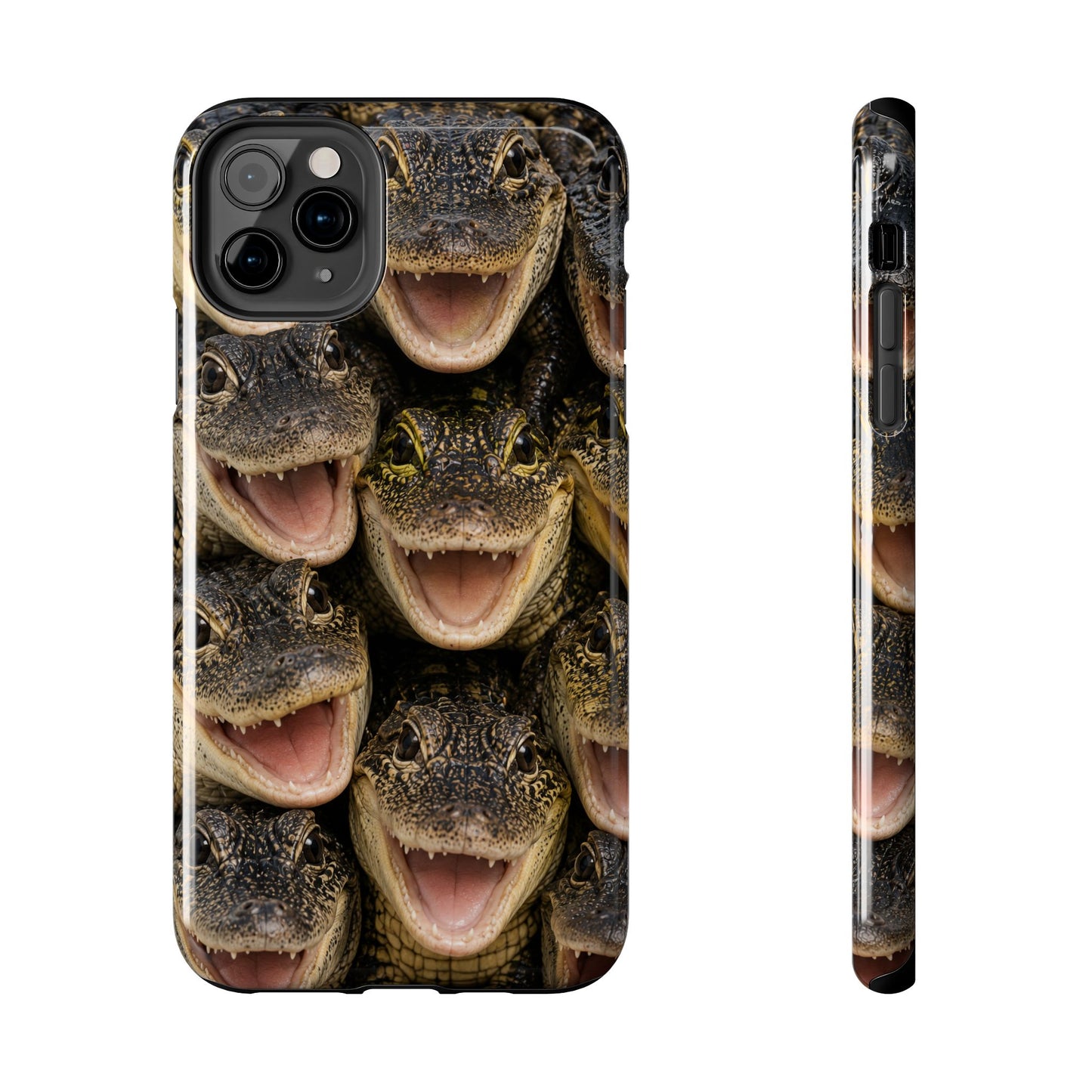 Alligator Smile Tough Phone Case — Funny Gator Print Protective Phone Cover