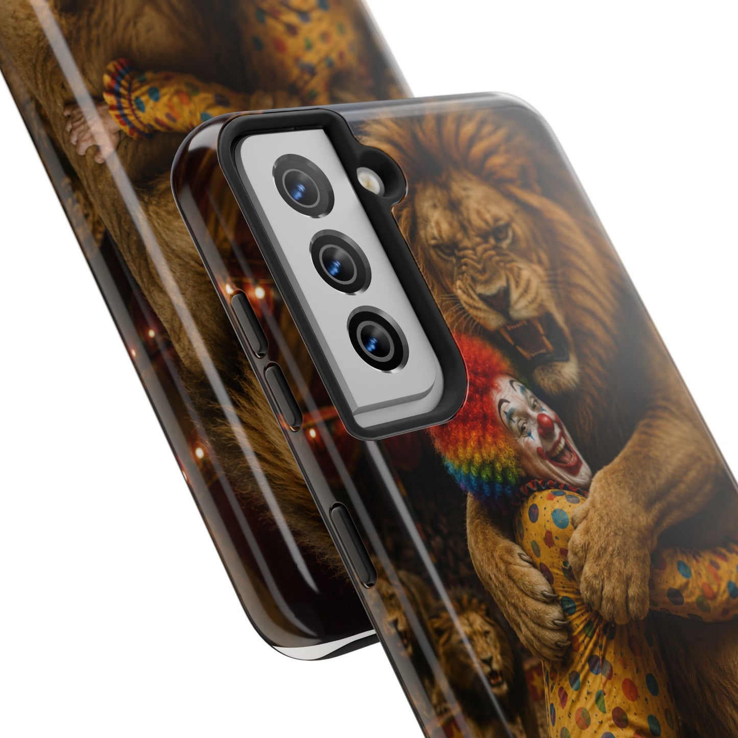 Phone Case — Lion Embrace Clown Tough Protective Case