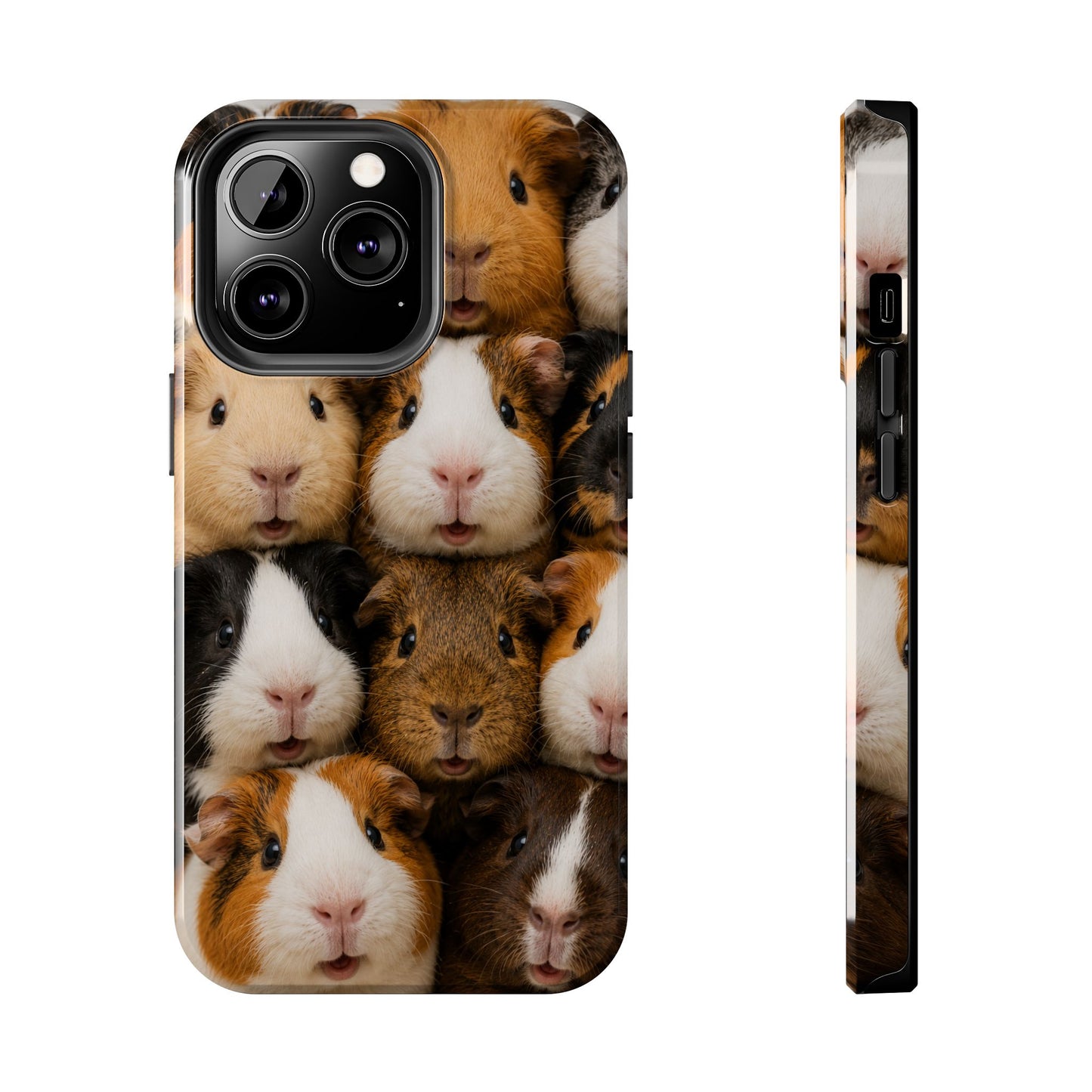 Guinea Pig Collage Tough Phone Case — Cute Small Pet Protective Phone Cover