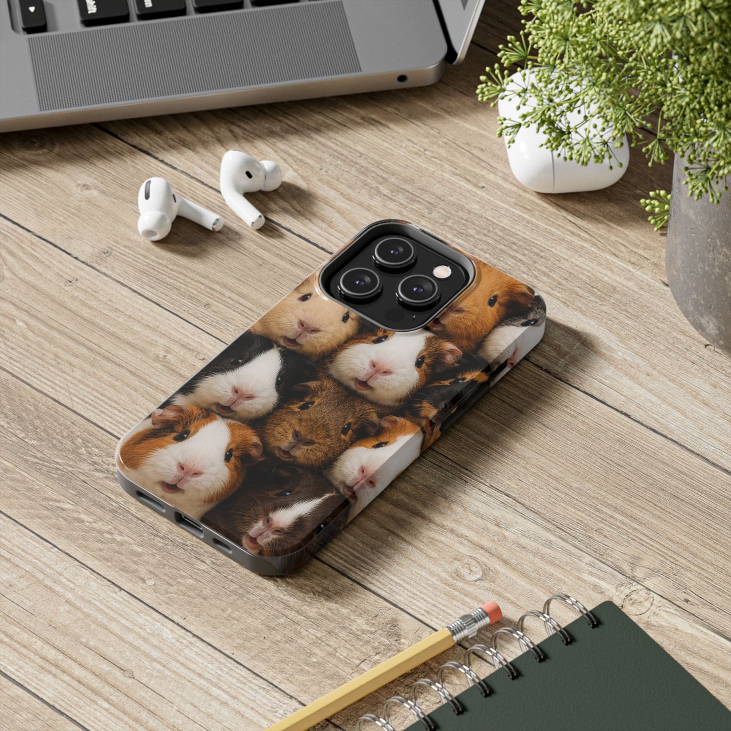 Guinea Pig Collage Tough Phone Case — Cute Small Pet Protective Phone Cover