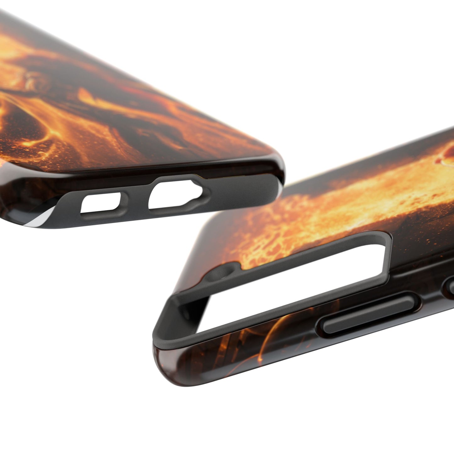 Fiery Phoenix Phone Case — Tough Protective iPhone Cover with Flame Warrior Art