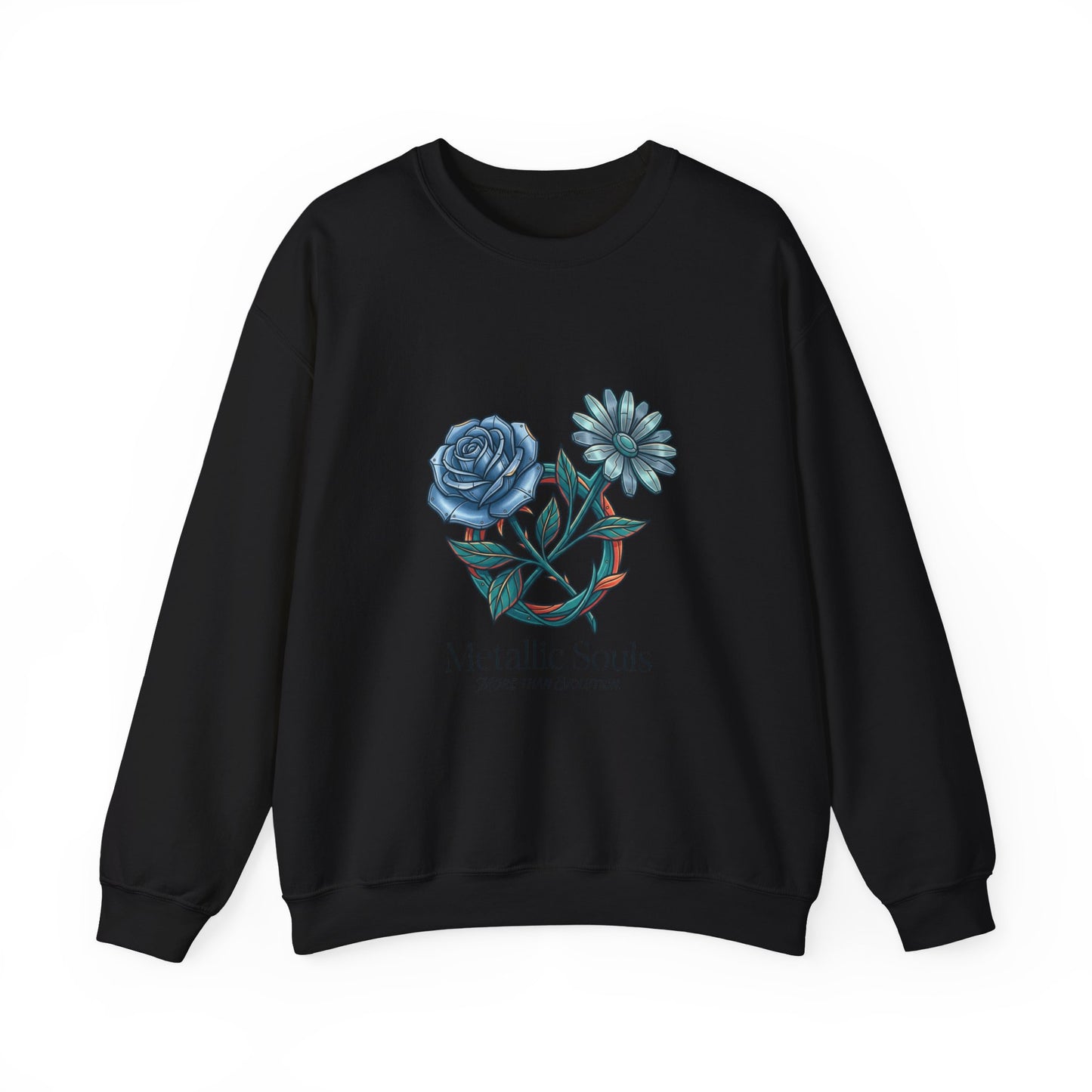 Birth Flower Crewneck Sweatshirt | Botanical Watercolor, Personalized Name