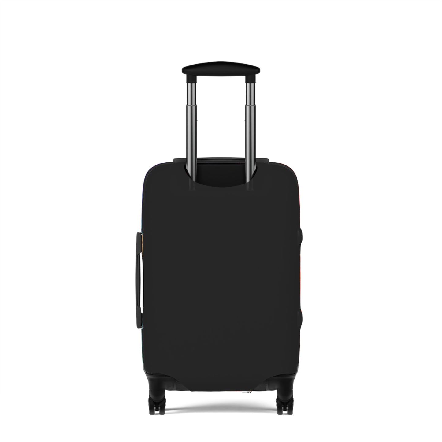 Lion Face Luggage Cover — Vibrant Rainbow Mane Travel Protector