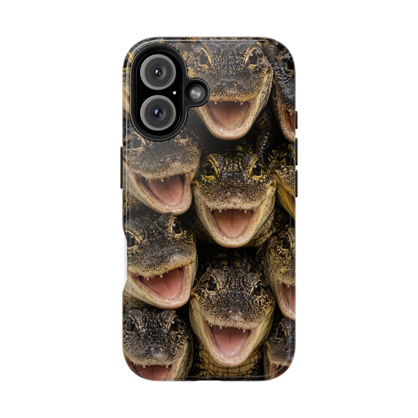 Alligator Smile Tough Phone Case — Funny Gator Print Protective Phone Cover