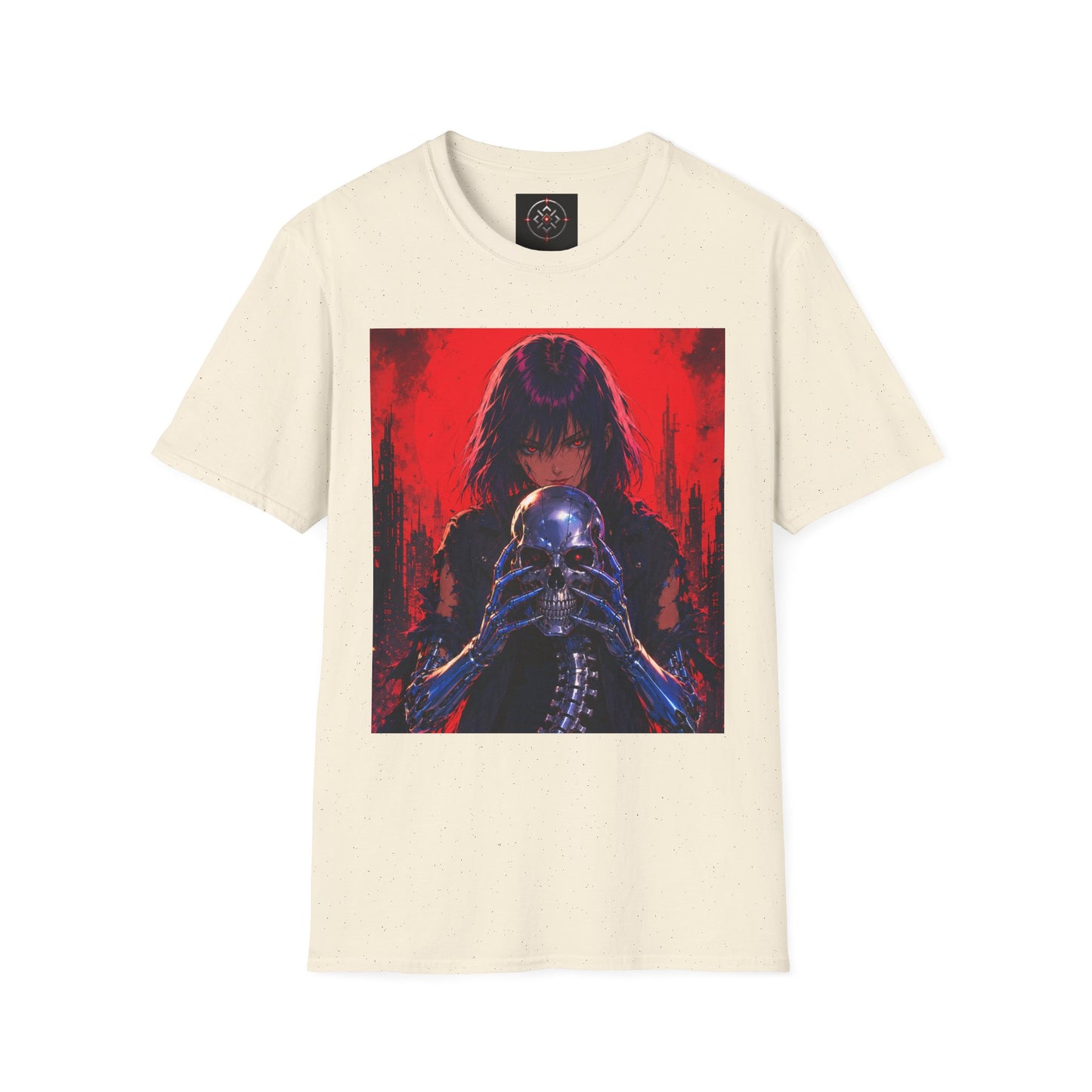 Metallic Souls Gothic Tee — Mystic Fortune Teller Anime Graphic T-Shirt