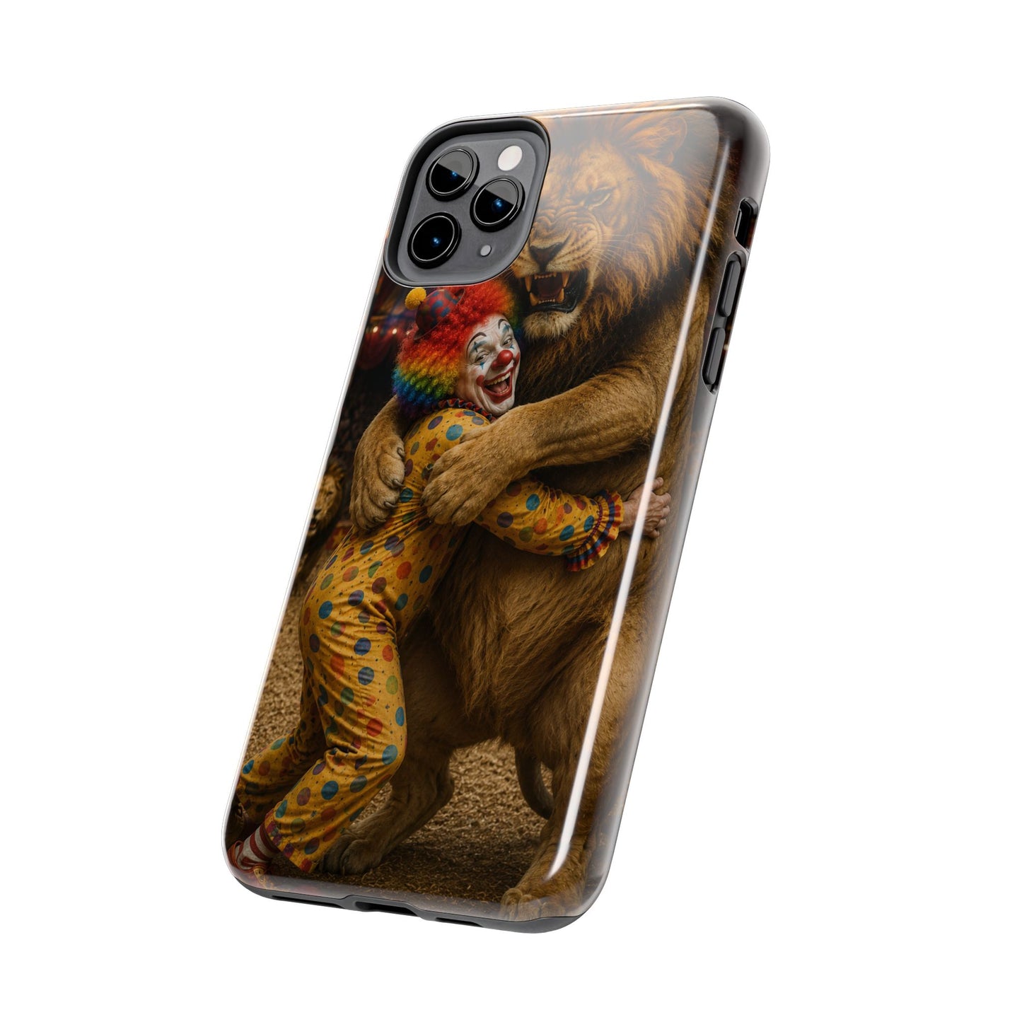Phone Case — Lion Embrace Clown Tough Protective Case