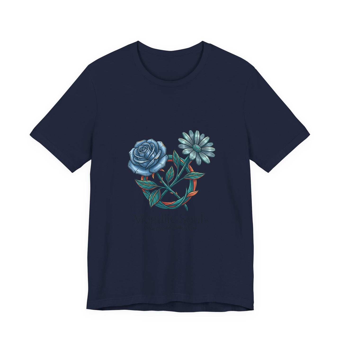 Birth Month Flower Tee | Botanical Watercolor Line Art, Personalized Name