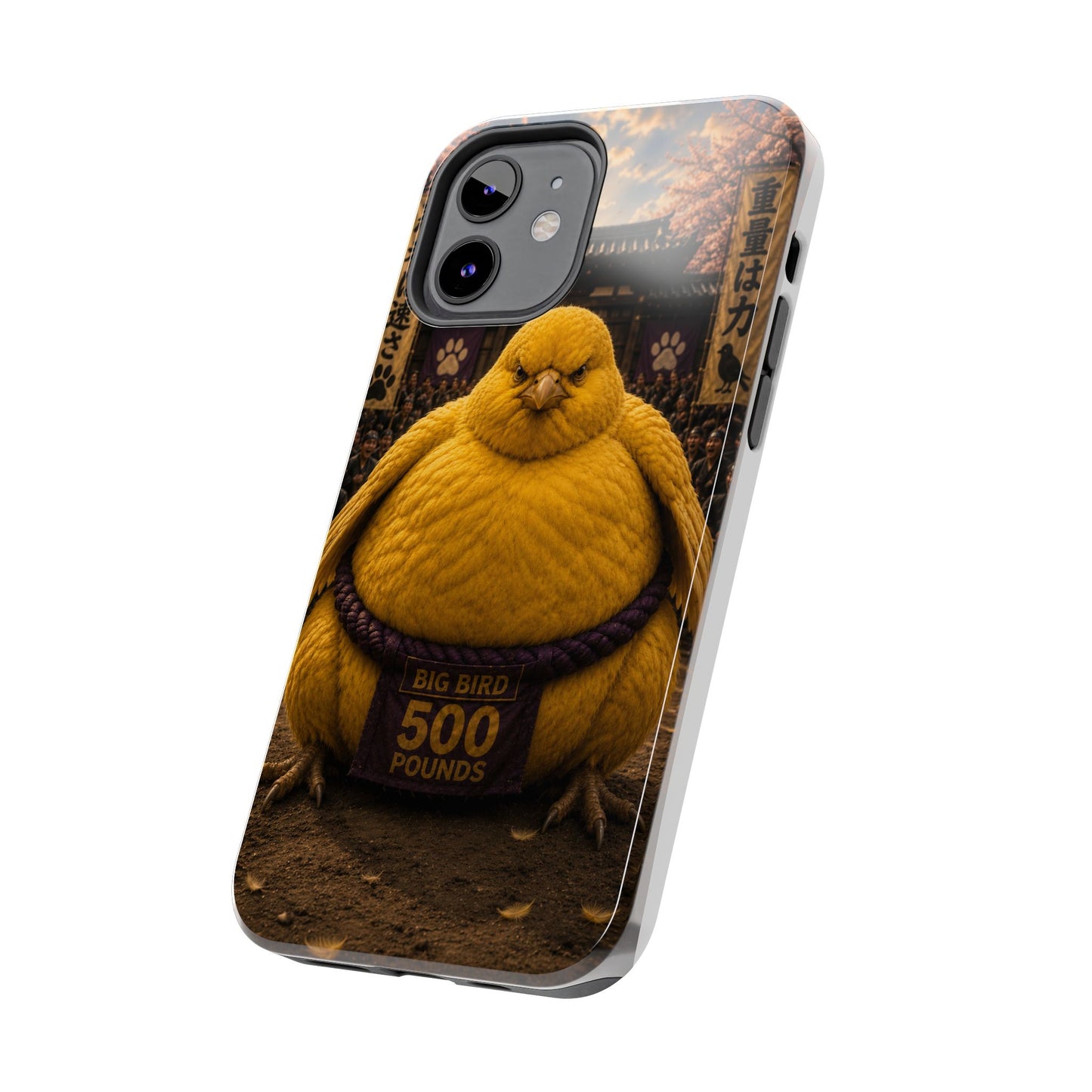Big Bird Tough Phone Case - 500 Pounds Chubby Bird Protective Cover