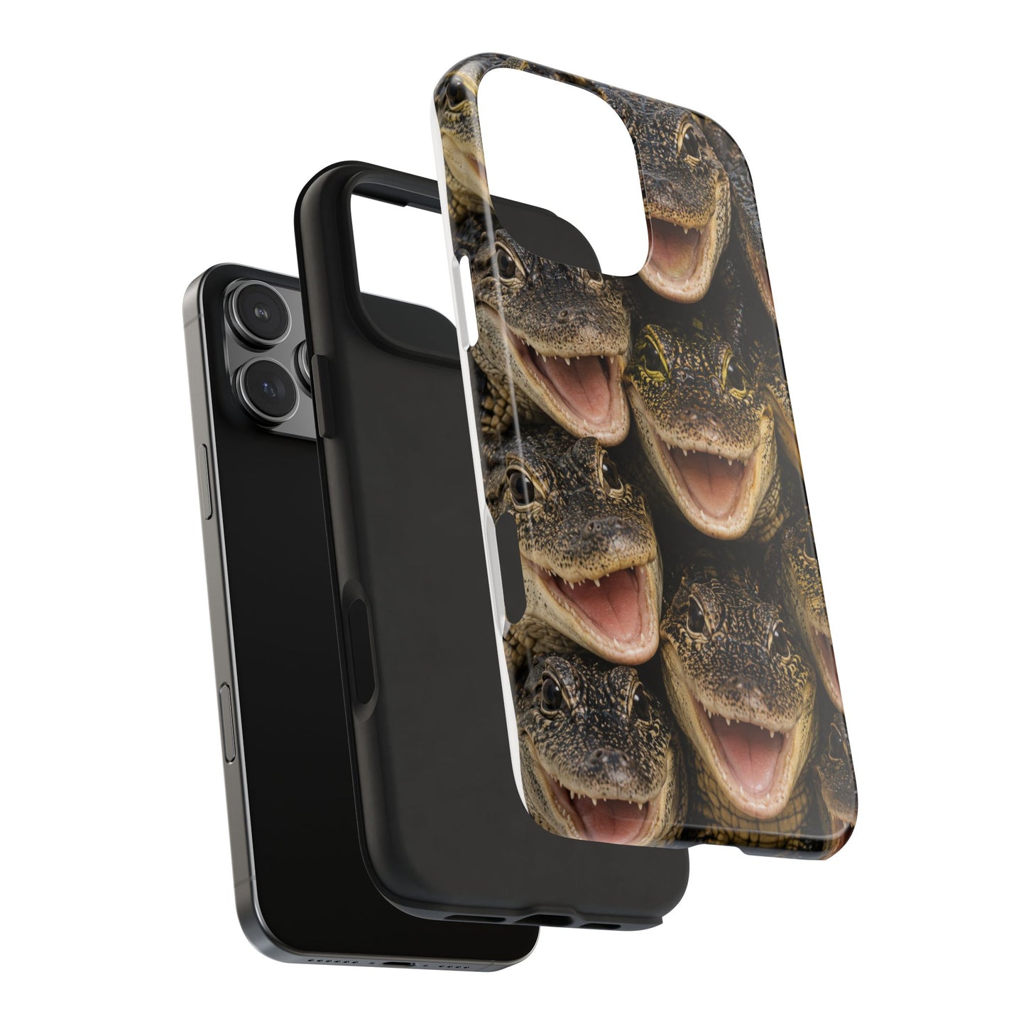 Alligator Smile Tough Phone Case — Funny Gator Print Protective Phone Cover