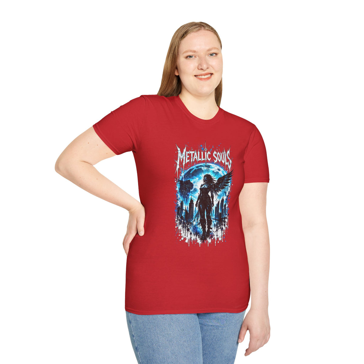 Mystical Blue Raven Forest T-Shirt