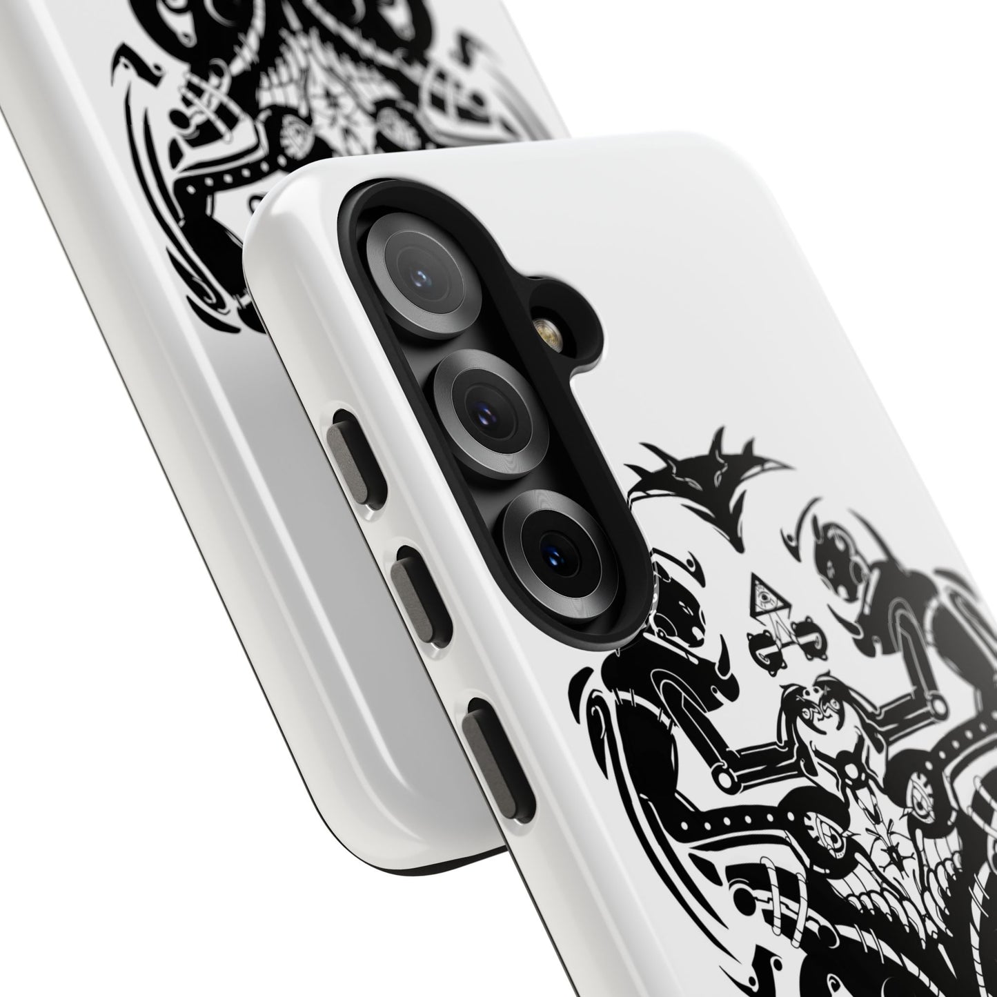 Viking Knotwork Tough Phone Case — Norse Warrior Tribal Design