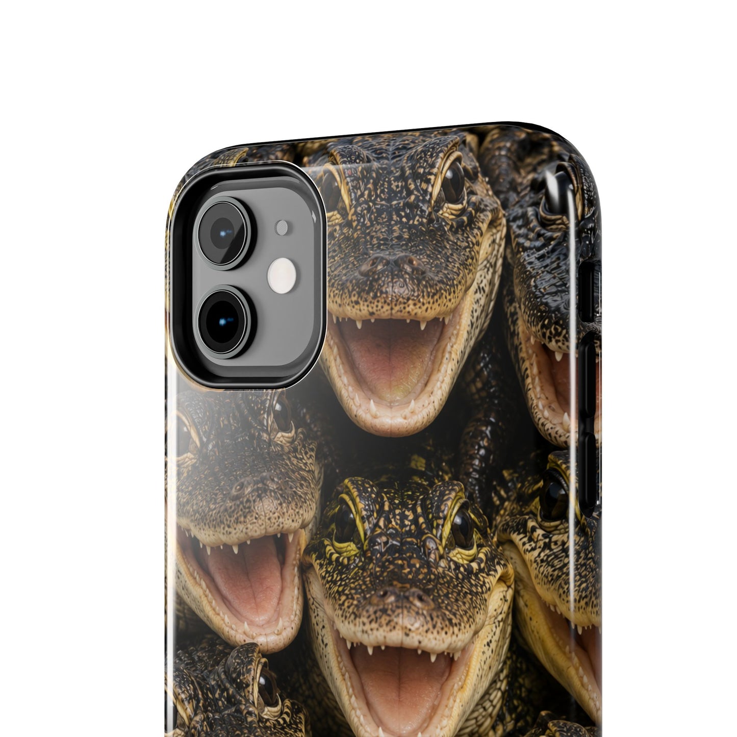 Alligator Smile Tough Phone Case — Funny Gator Print Protective Phone Cover