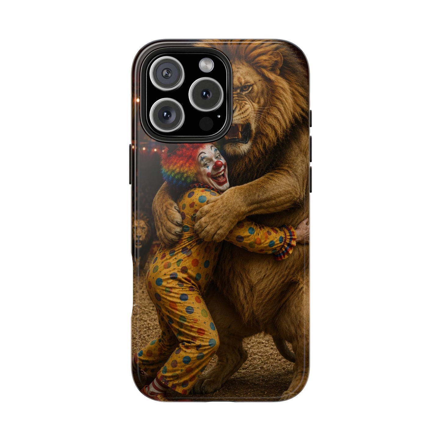 Phone Case — Lion Embrace Clown Tough Protective Case