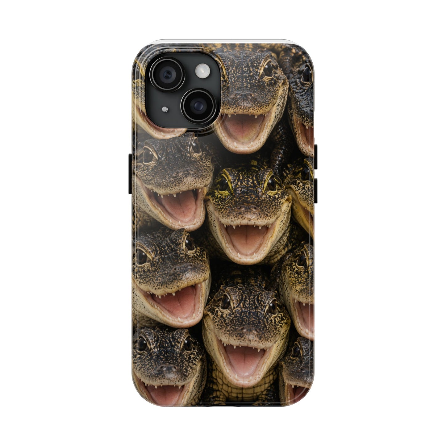 Alligator Smile Tough Phone Case — Funny Gator Print Protective Phone Cover