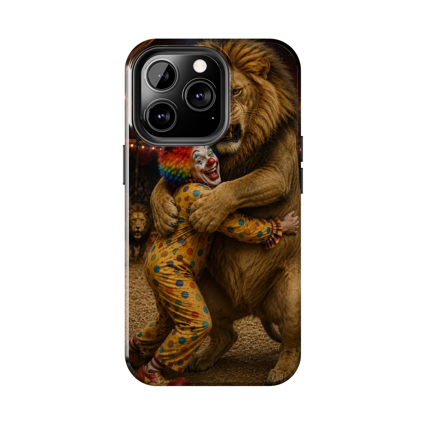 Phone Case — Lion Embrace Clown Tough Protective Case
