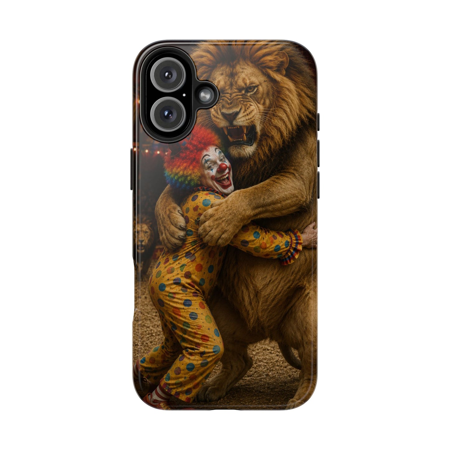 Phone Case — Lion Embrace Clown Tough Protective Case