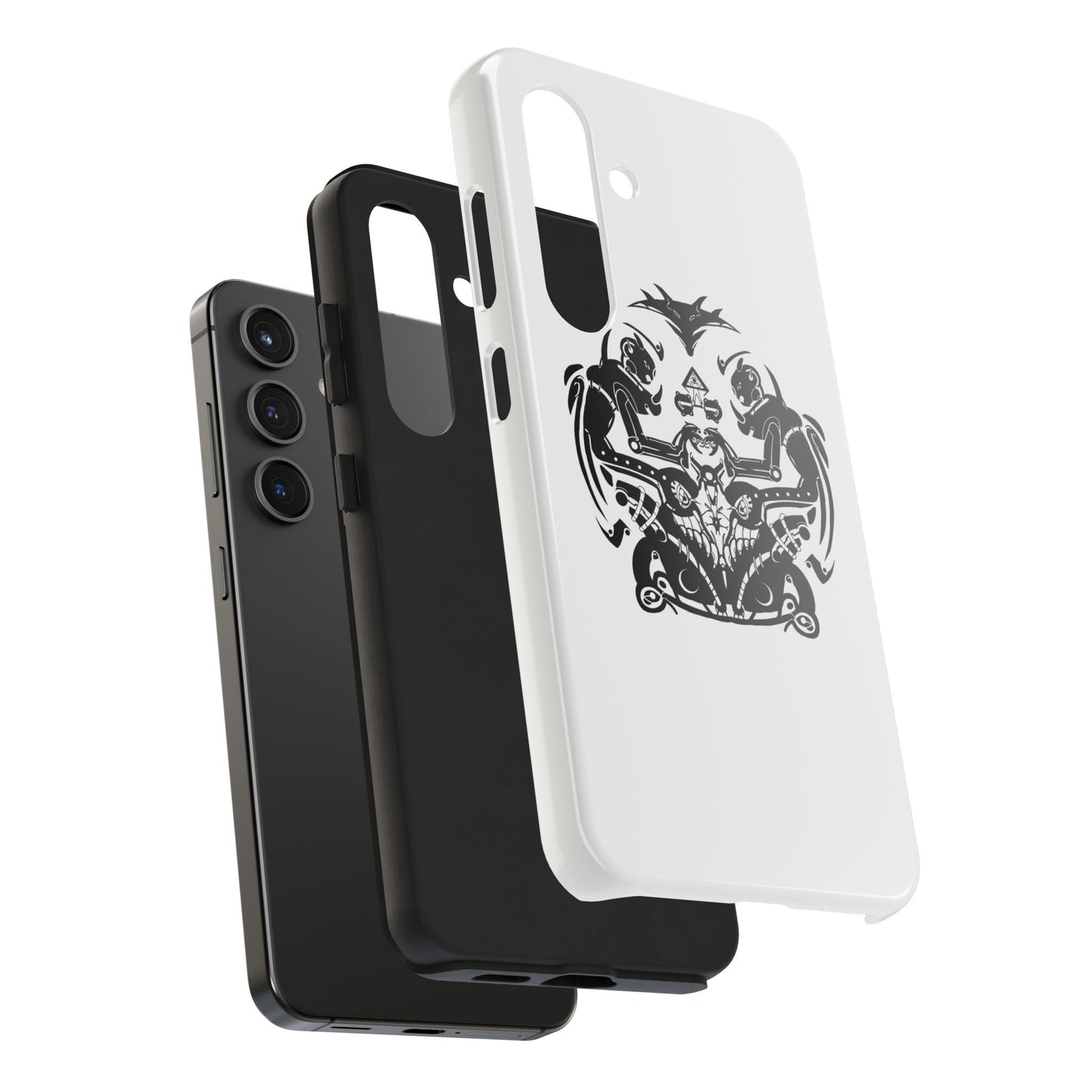 Viking Knotwork Tough Phone Case — Norse Warrior Tribal Design