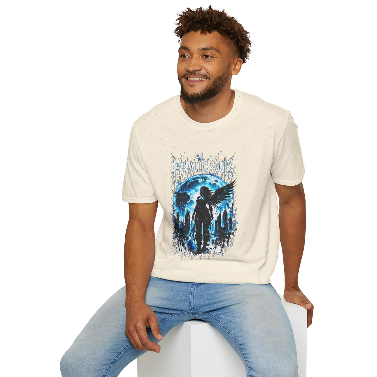 Mystical Blue Raven Forest T-Shirt
