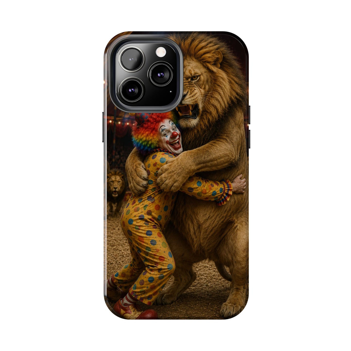 Phone Case — Lion Embrace Clown Tough Protective Case