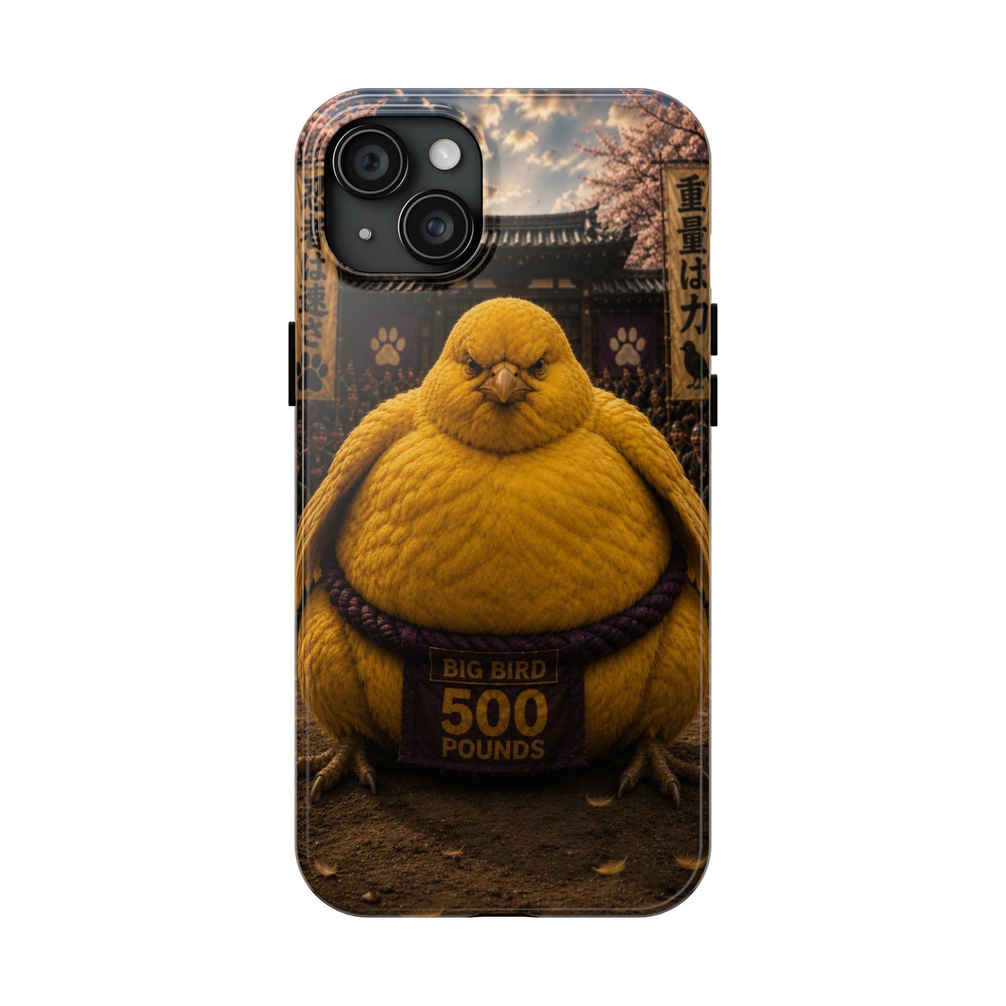 Big Bird Tough Phone Case - 500 Pounds Chubby Bird Protective Cover