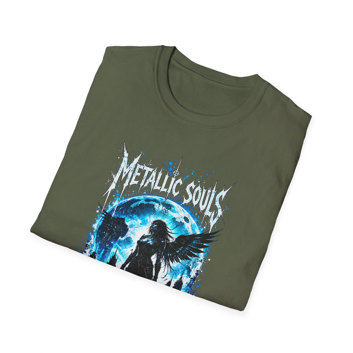 Mystical Blue Raven Forest T-Shirt